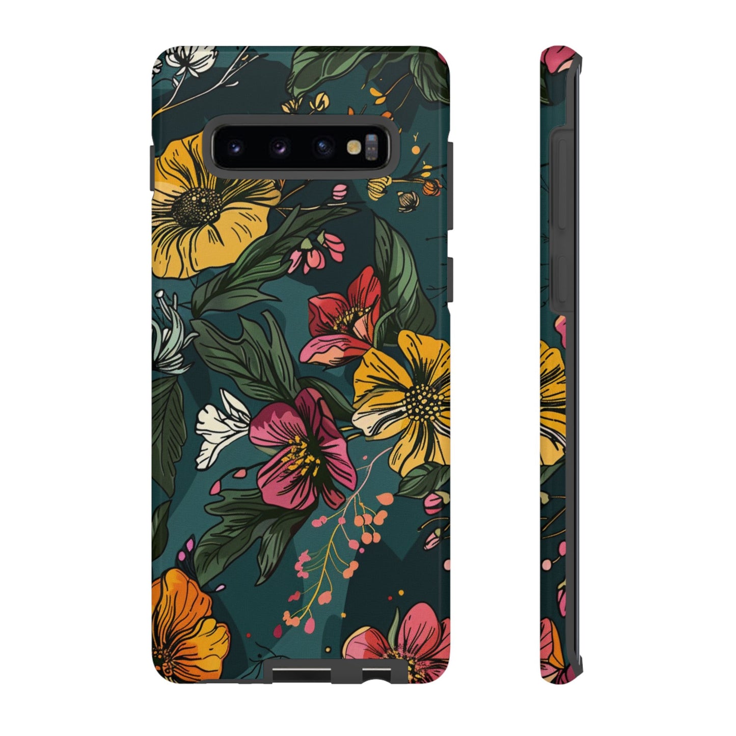 Vintage Floral Bloom – Tough Samsung Galaxy Case
