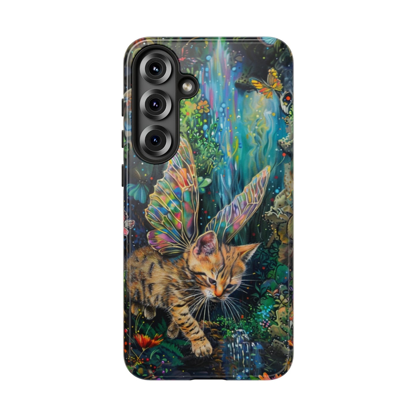 Fairy Garden Cat Phone Case – iPhone, Google Pixel, Samsung Galaxy