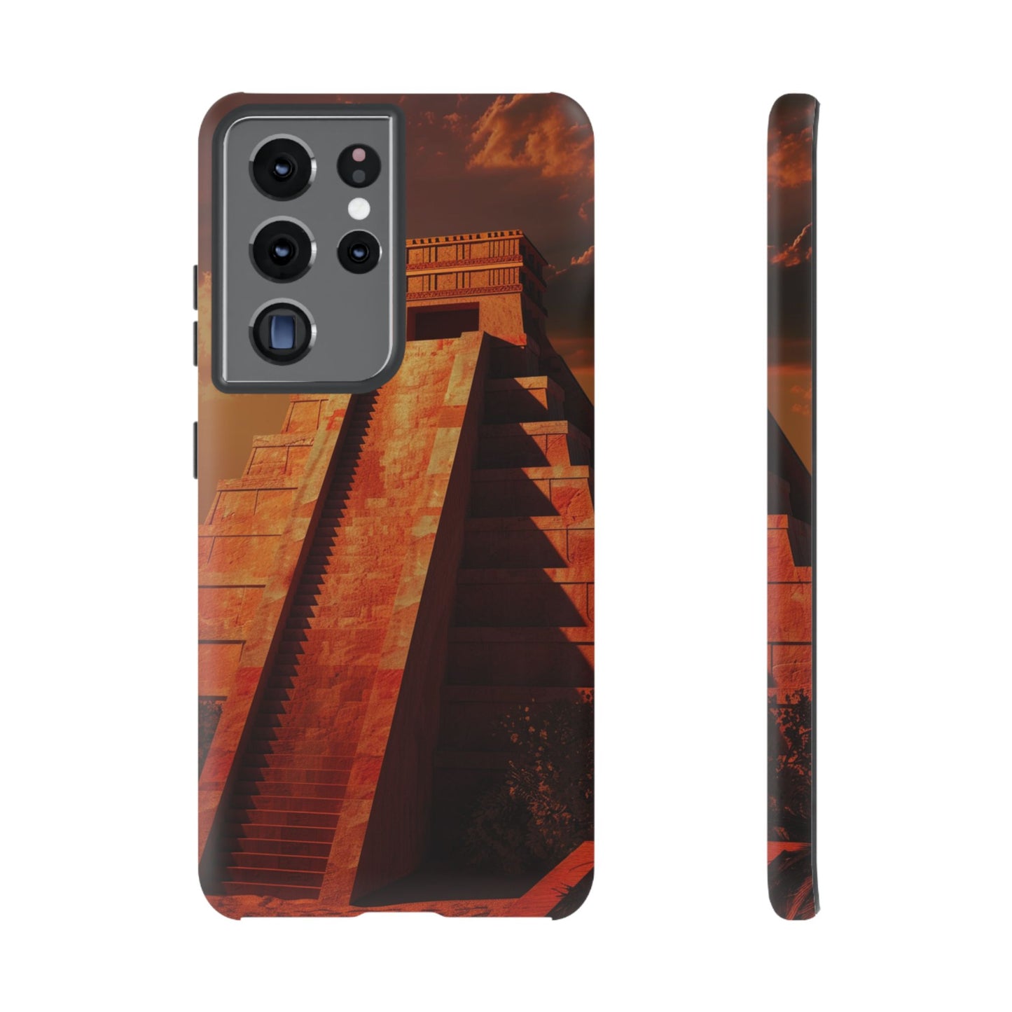 Mayan Pyramid Twilight Phone Case – iPhone, Google Pixel, Samsung Galaxy