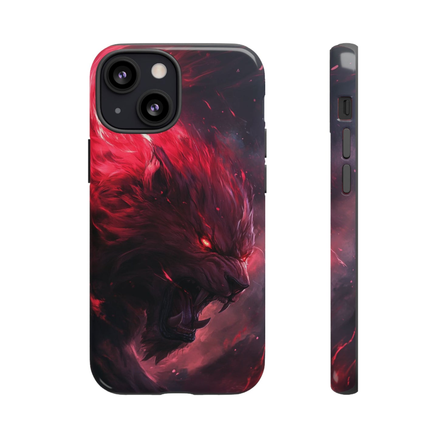 Fiery Wolf Spirit – Tough iPhone Case