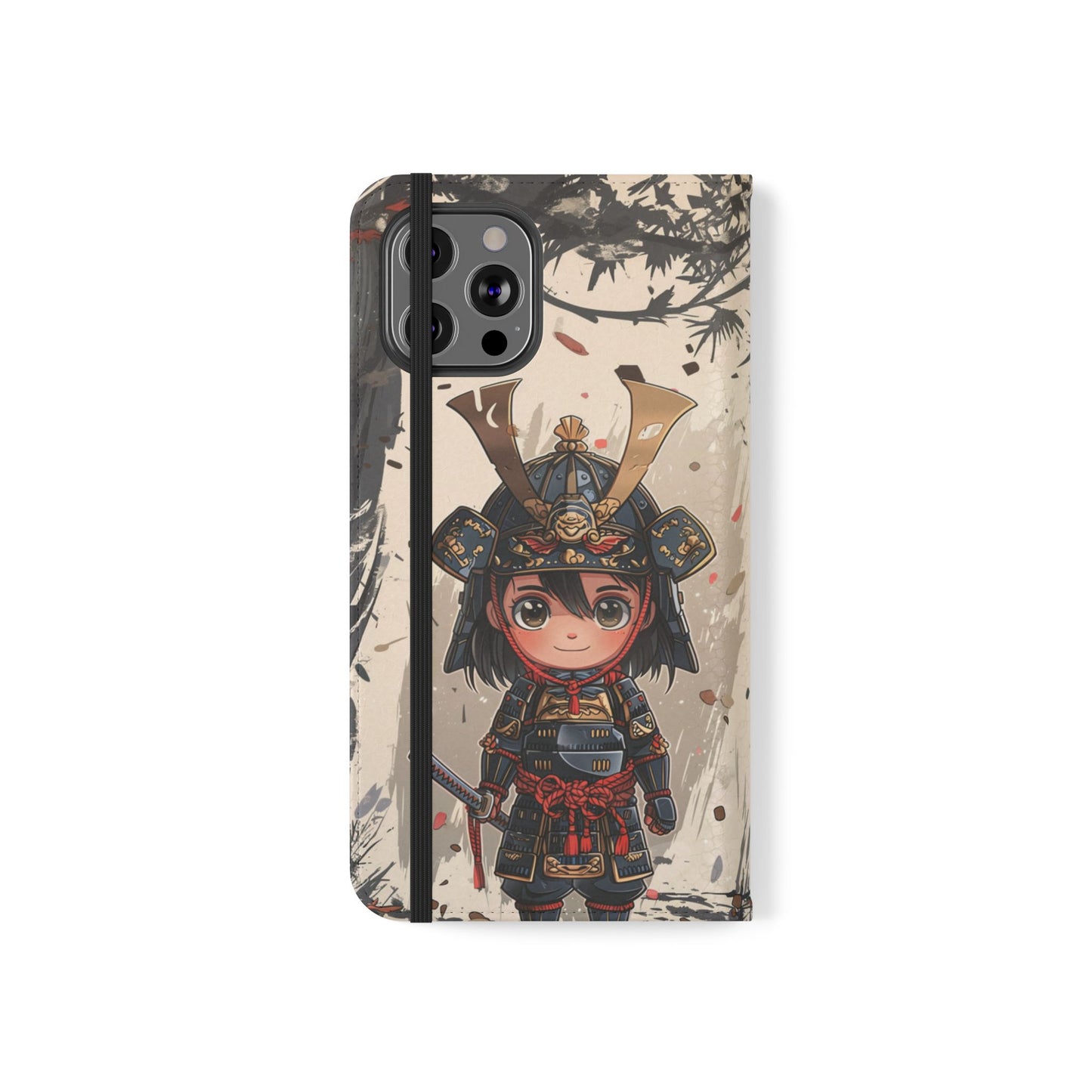 Chibi Samurai - Wallet Flip Case