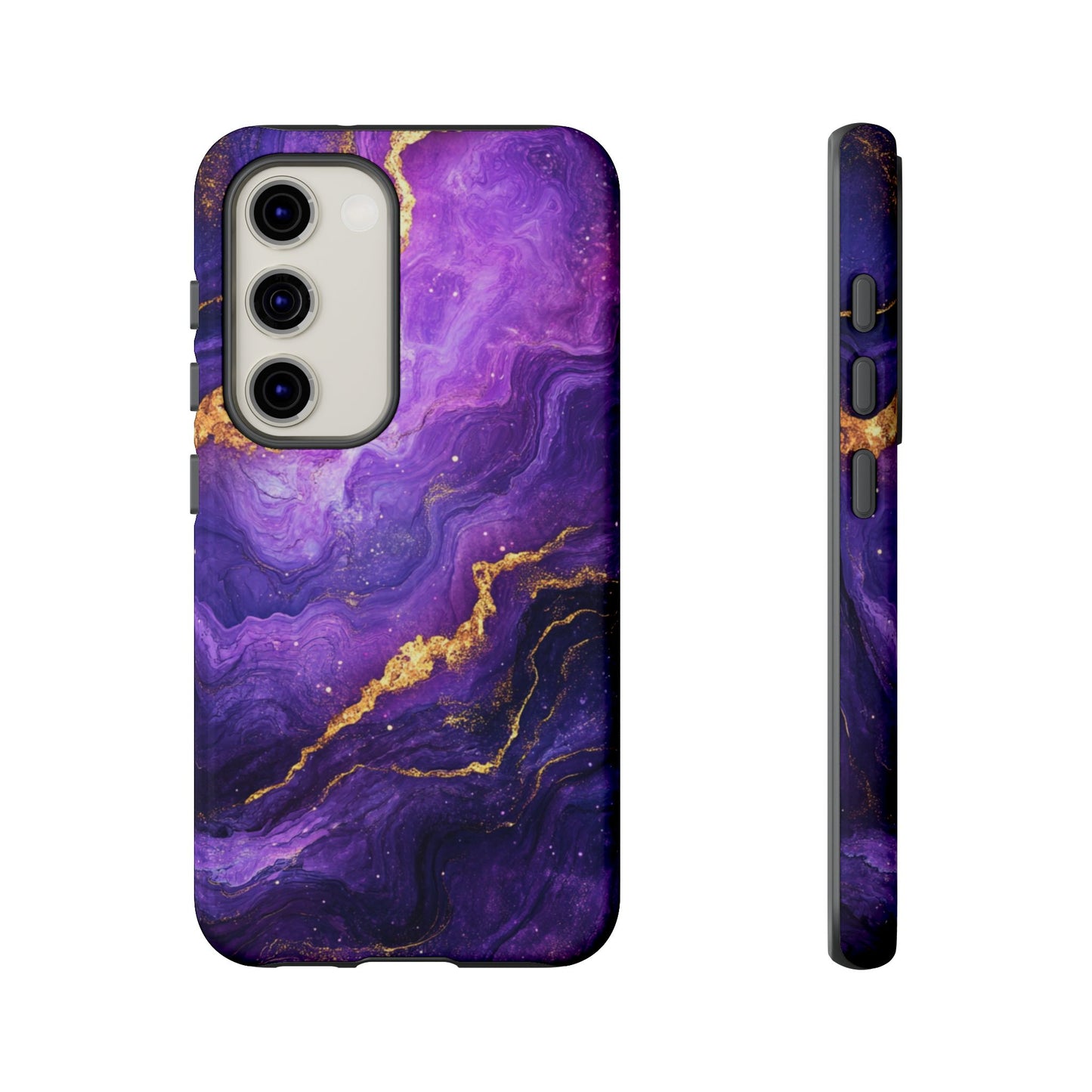 Amethyst Gold Marble – Tough Samsung Galaxy Case
