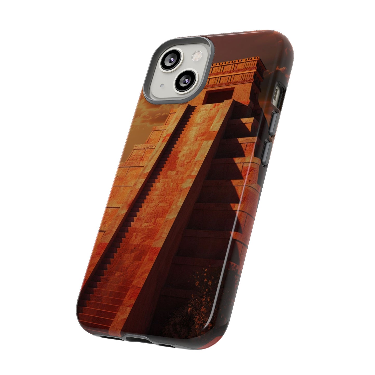 Mayan Pyramid Twilight Phone Case – iPhone, Google Pixel, Samsung Galaxy