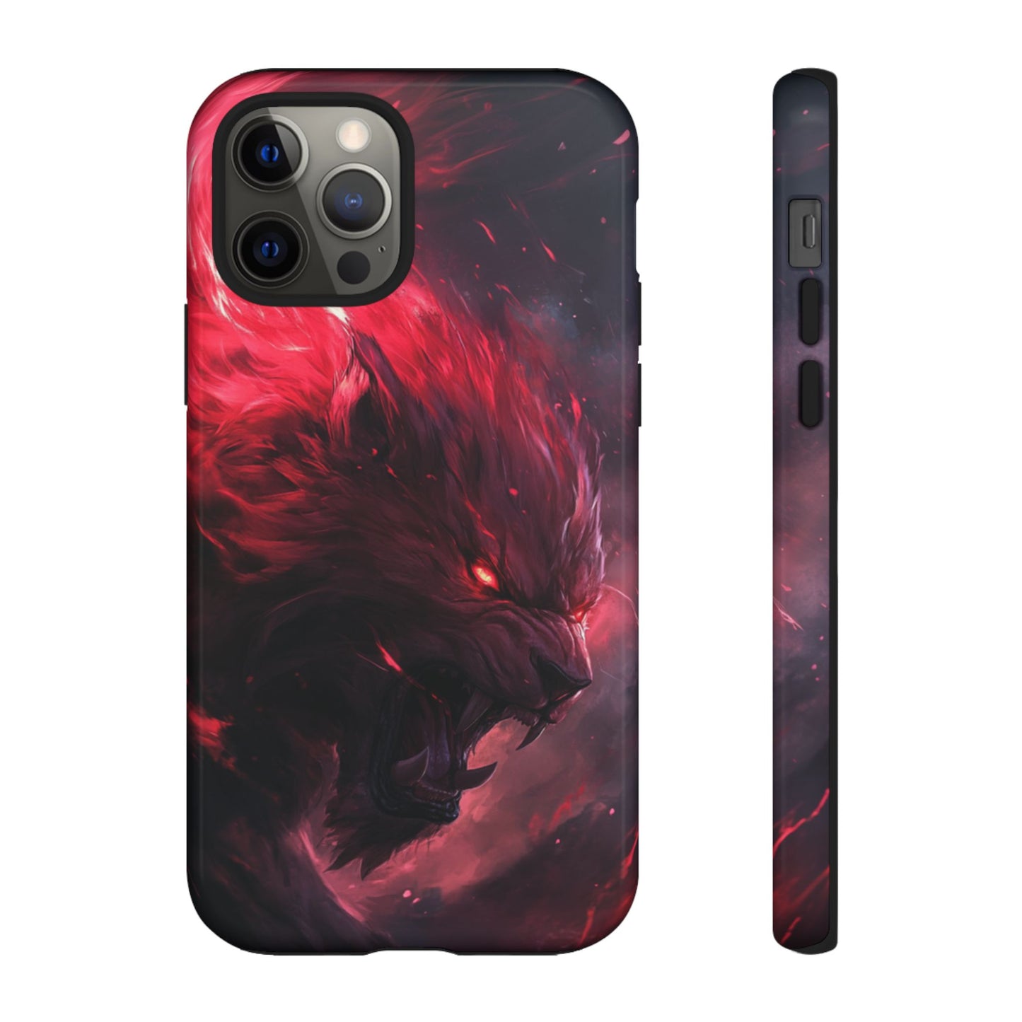 Fiery Wolf Spirit – Tough iPhone Case