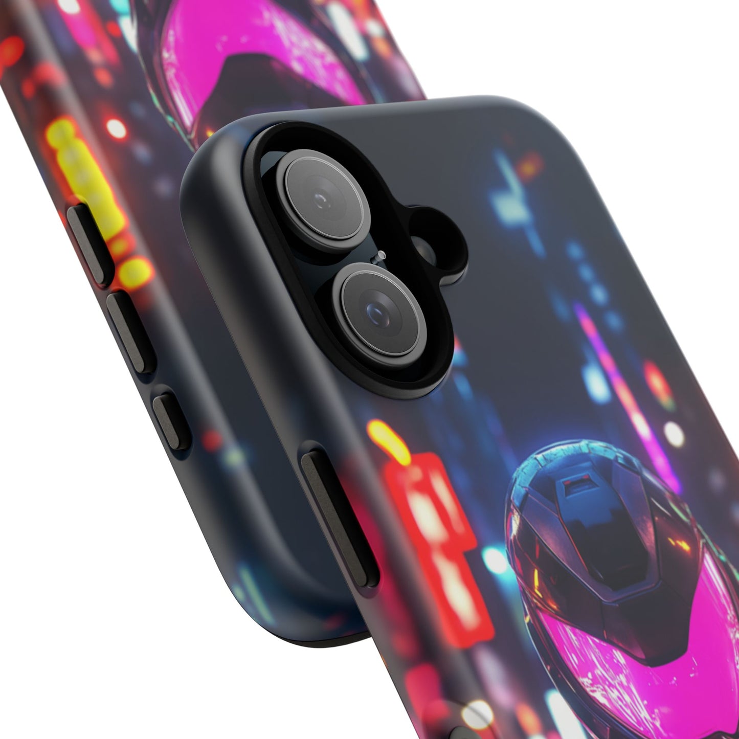 Neon Guardian Warrior – Tough iPhone Case