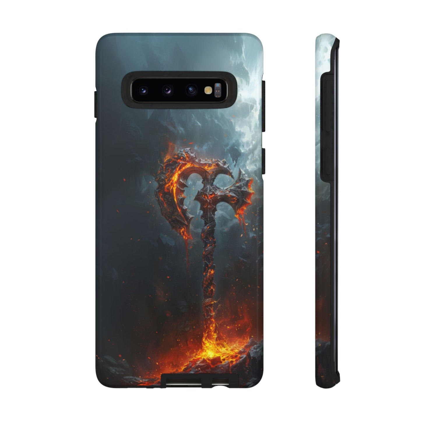 Molten War Axe - Tough Samsung Galaxy Case