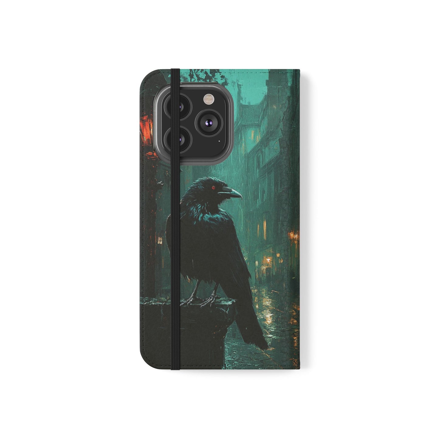 Victorian Raven - Wallet Flip Case