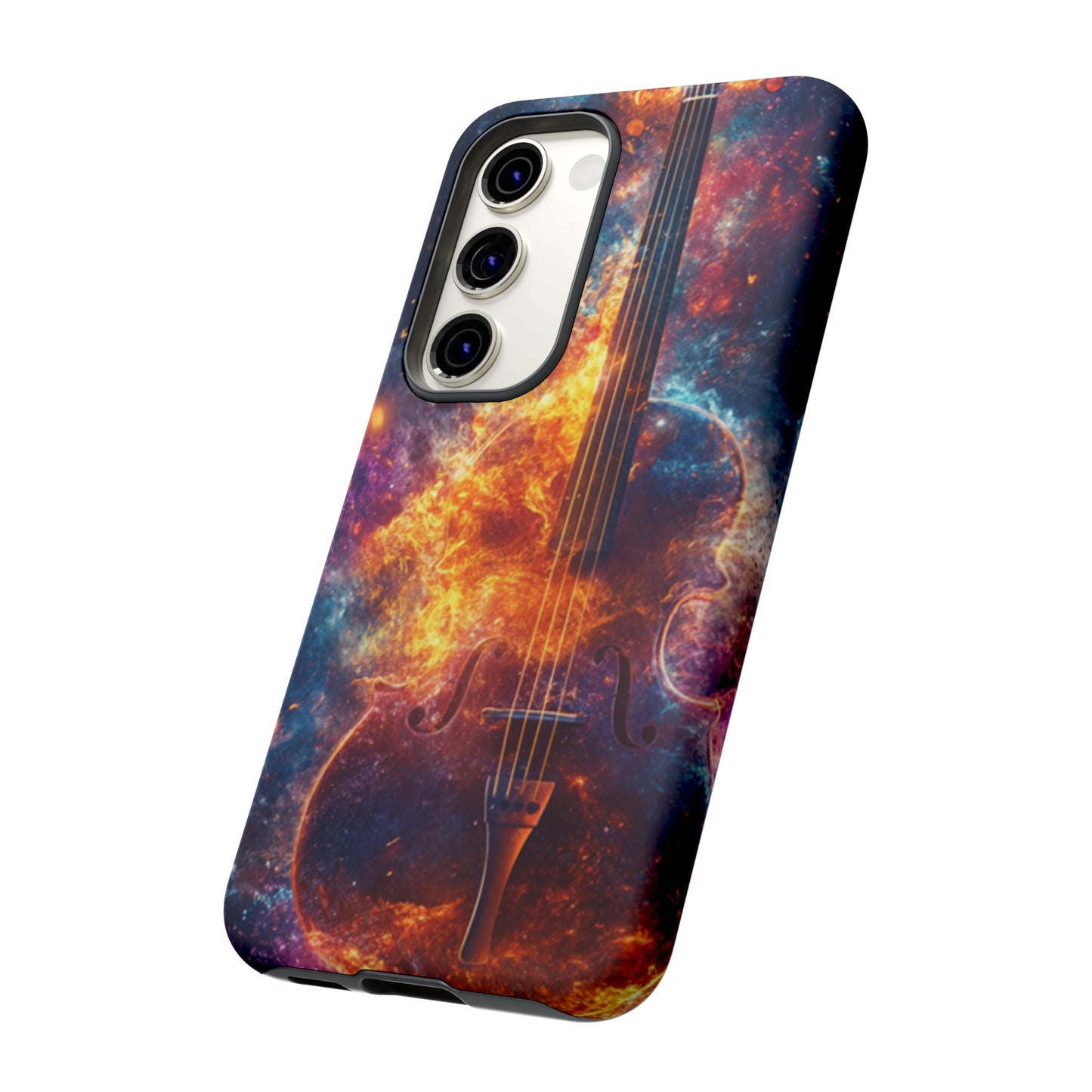 Fiery Violin Galaxy Phone Case – iPhone, Samsung, Google Pixel