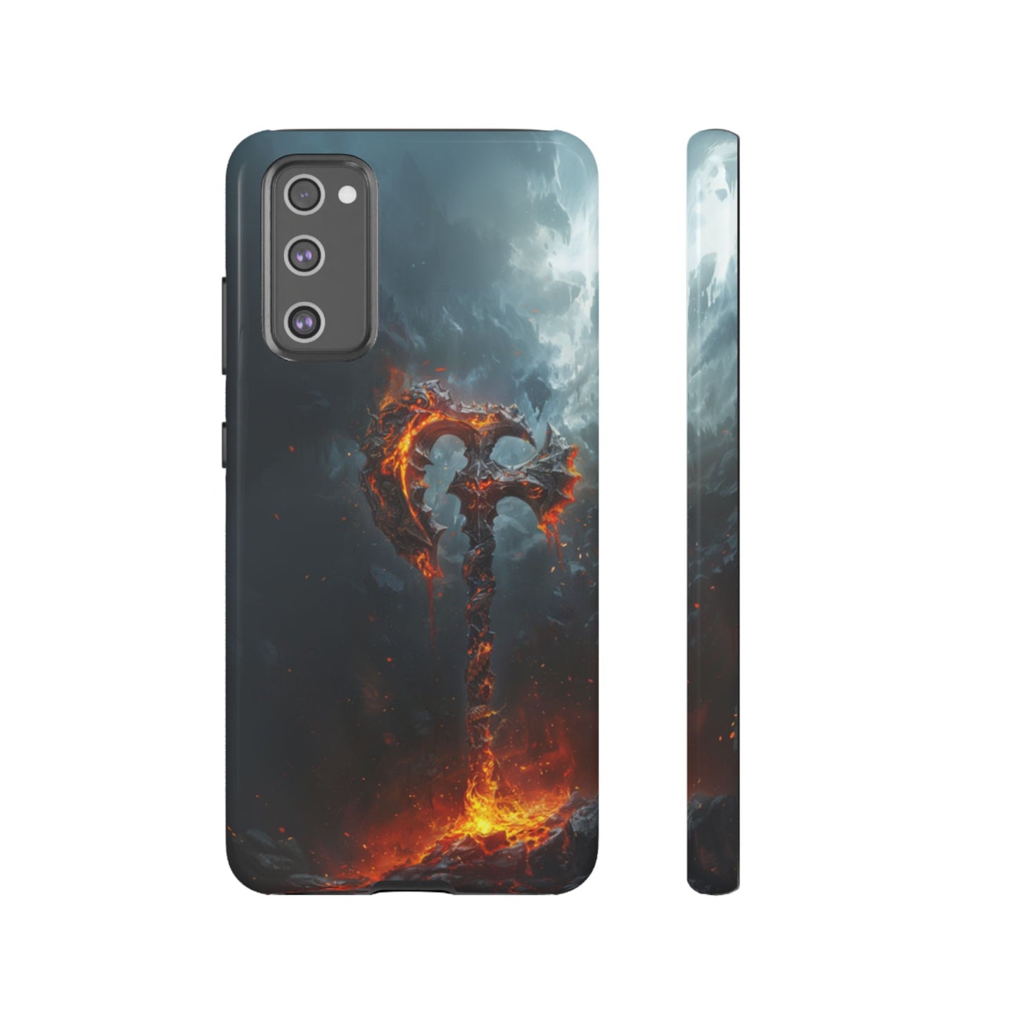 Molten War Axe - Tough Samsung Galaxy Case