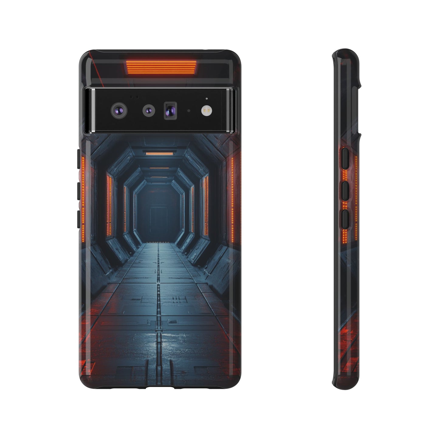 Red Alert Corridor – Tough Google Pixel Case