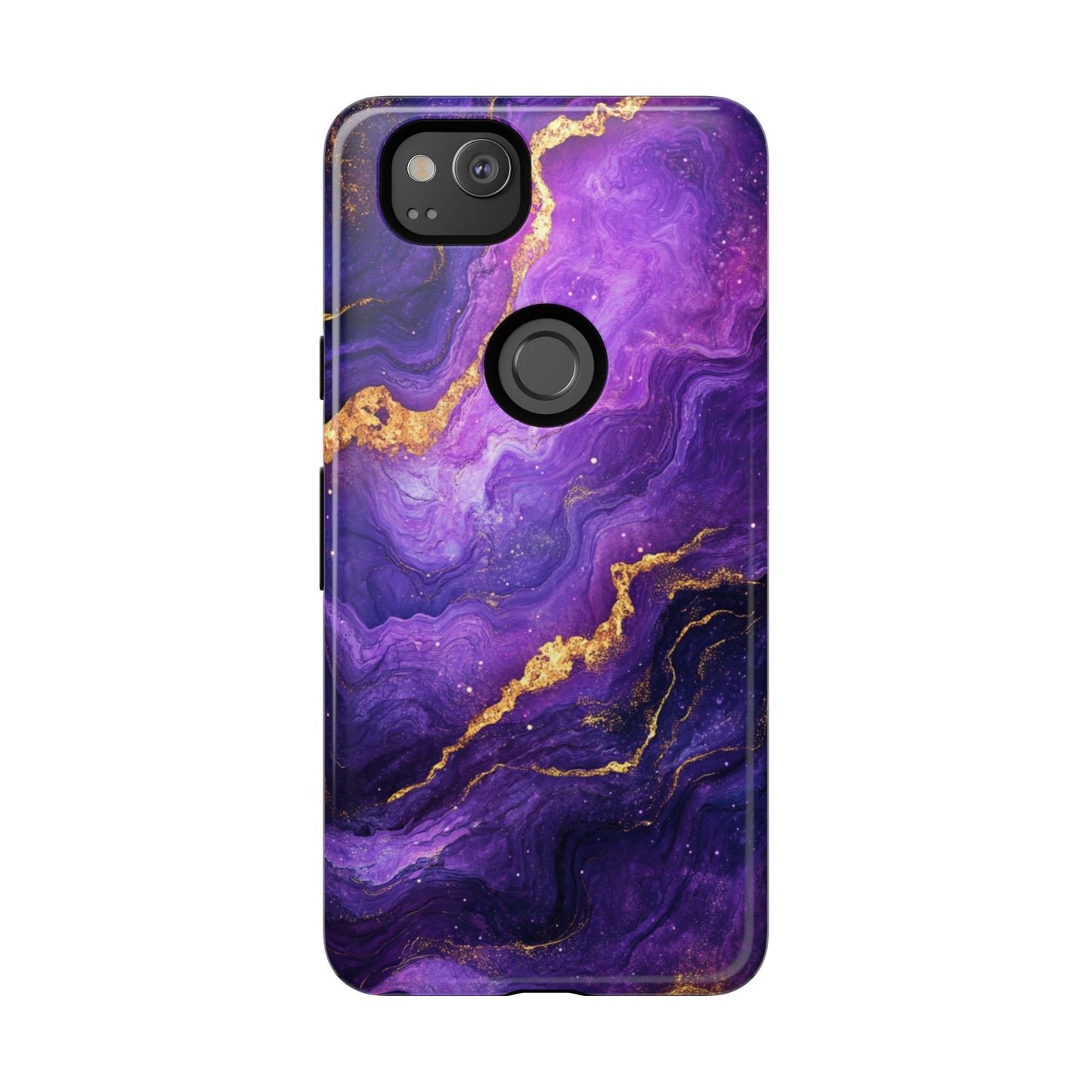 Amethyst Gold Marble – Tough Google Pixel Case