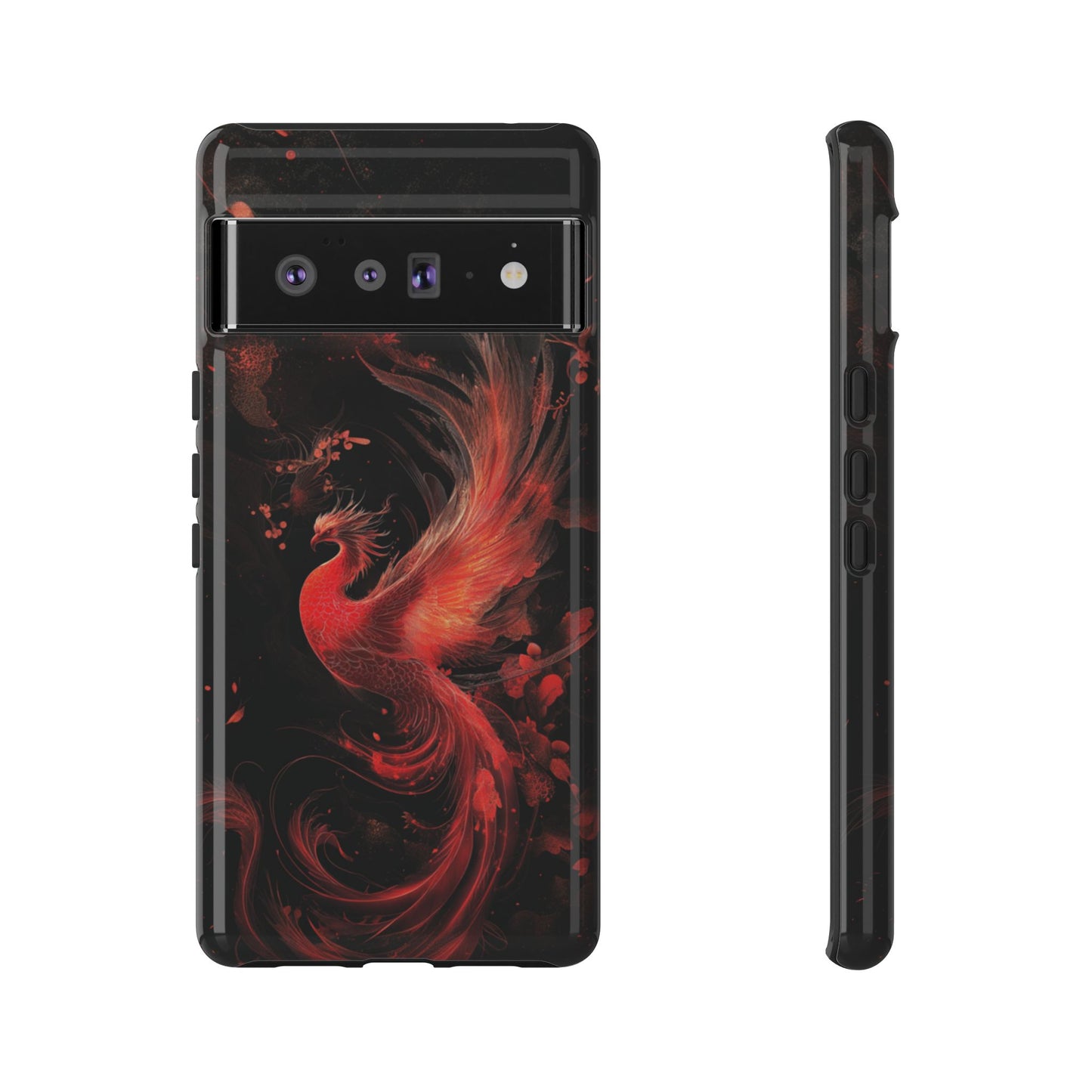 Crimson Phoenix - Tough Google Pixel Case