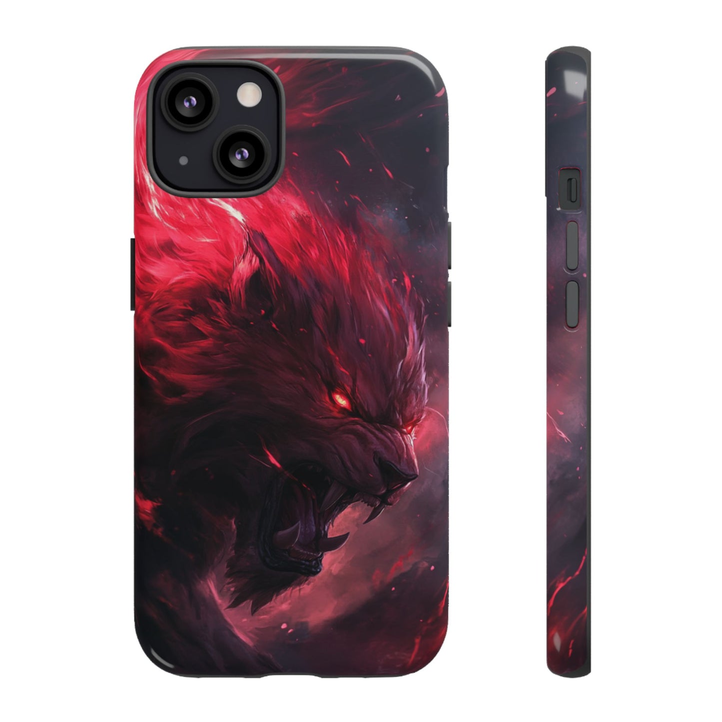 Fiery Wolf Spirit – Tough iPhone Case
