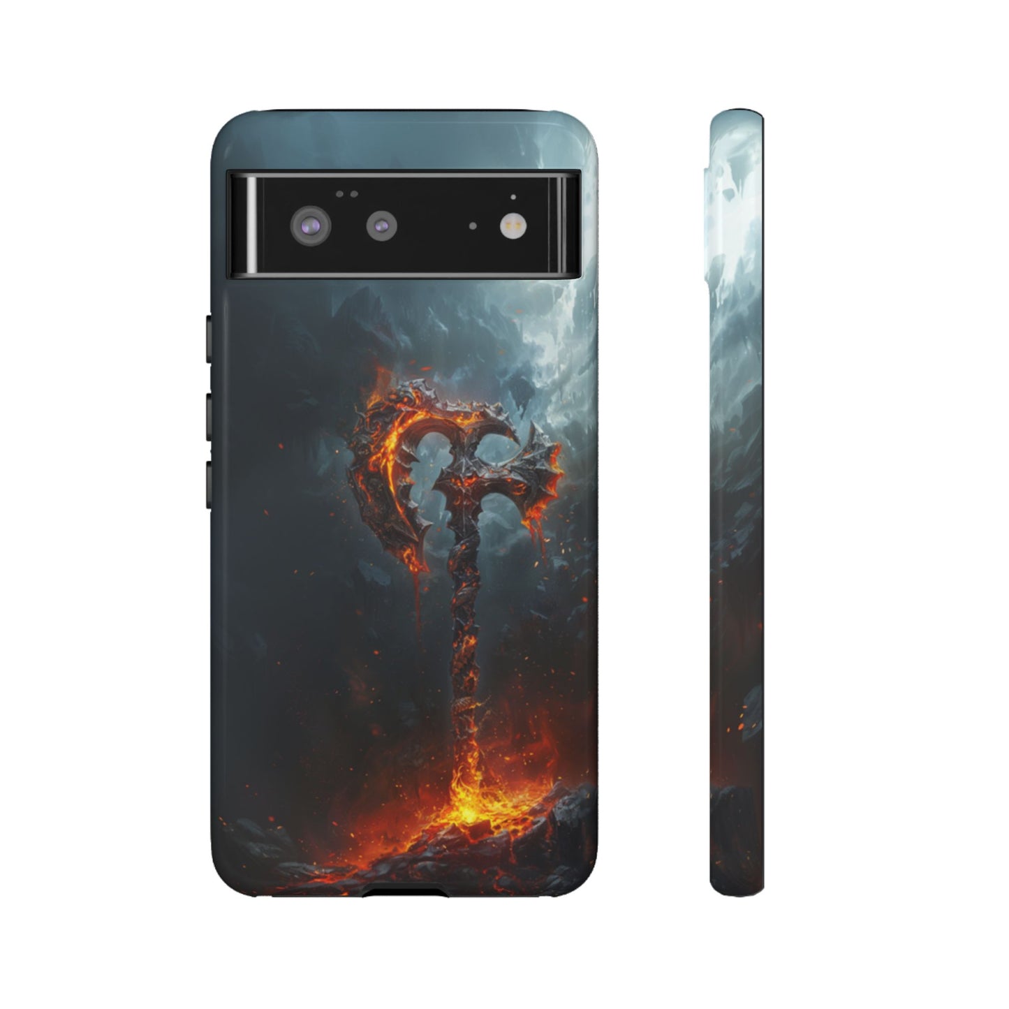 Molten War Axe - Tough Google Pixel Case