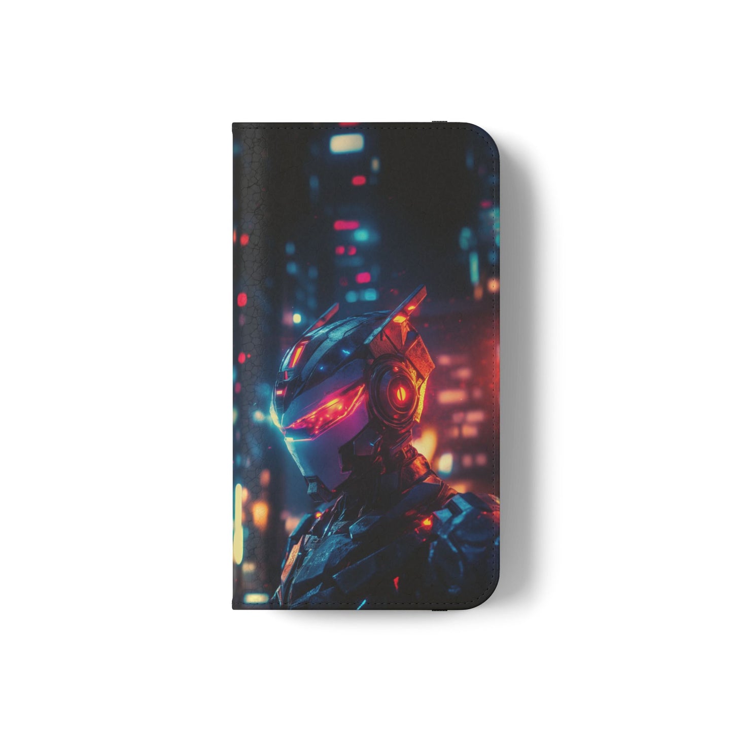 Neon Cyborg - Wallet Flip Case