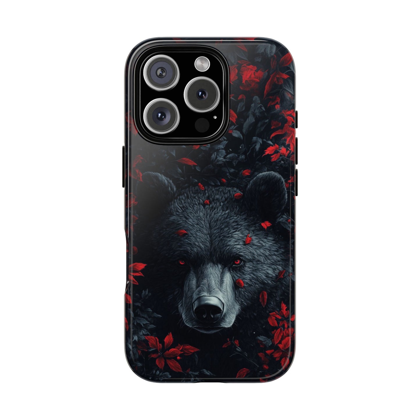 Crimson Bear Thicket – Tough iPhone Case