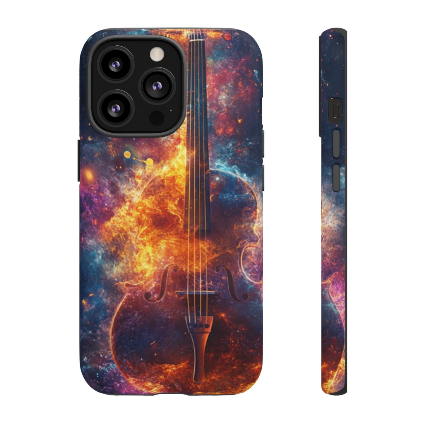 Fiery Violin Galaxy Phone Case – iPhone, Samsung, Google Pixel