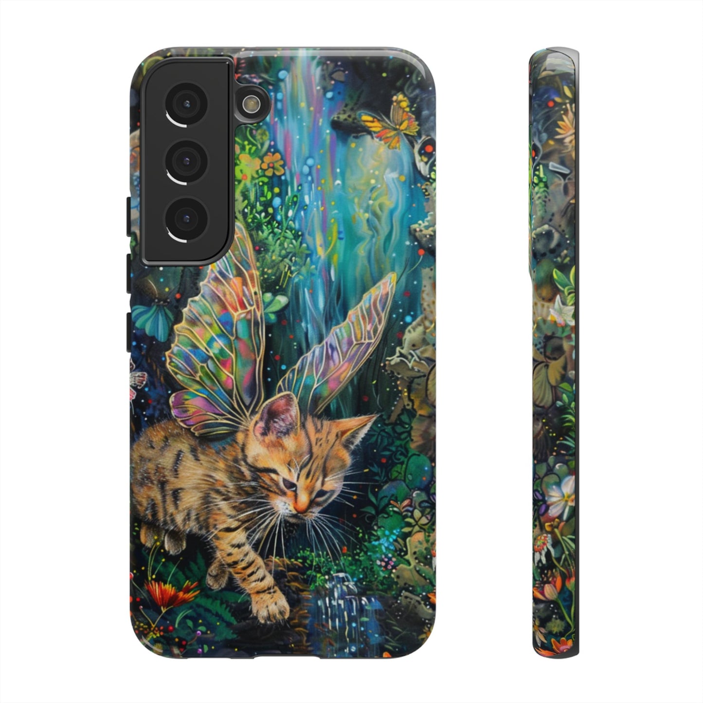 Fairy Garden Cat Phone Case – iPhone, Google Pixel, Samsung Galaxy