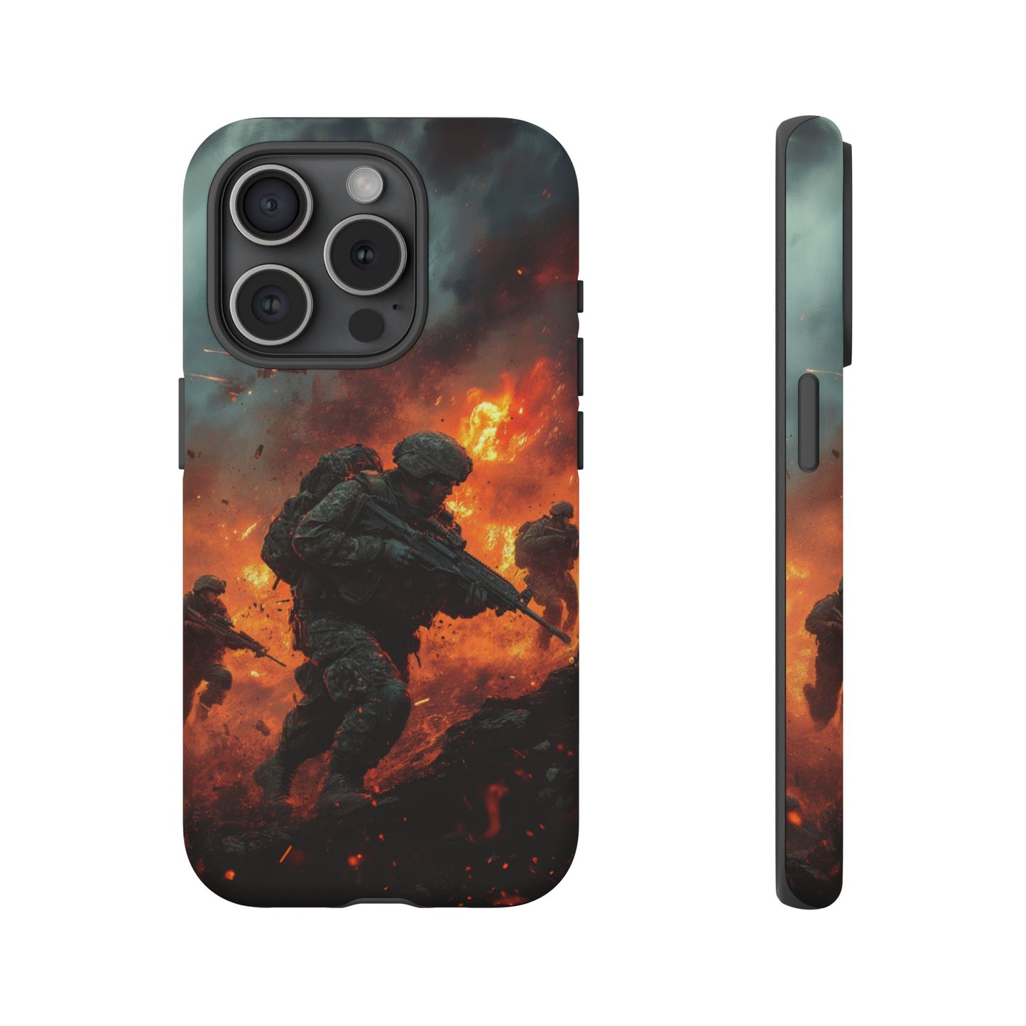 Epic Battlefield Soldier Phone Case - iPhone, Google Pixel, Samsung Galaxy