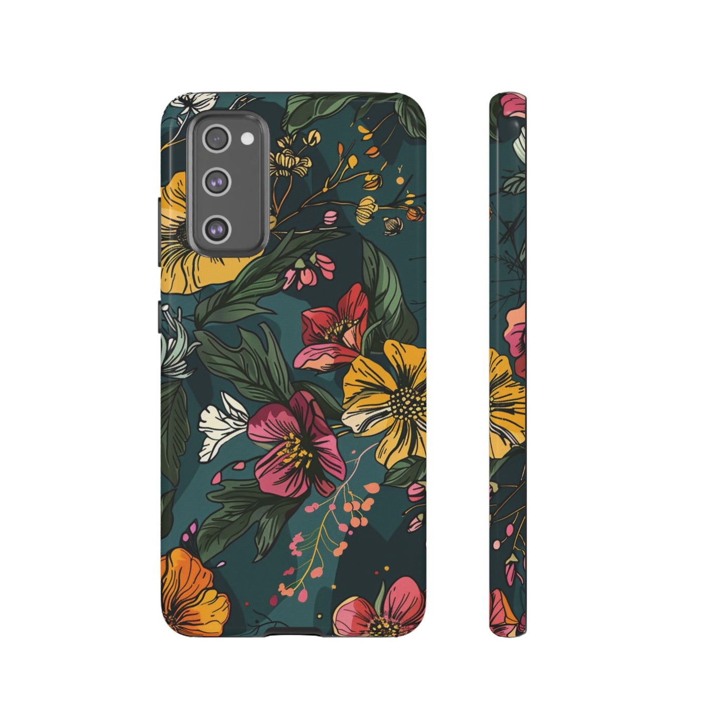 Vintage Floral Bloom – Tough Samsung Galaxy Case