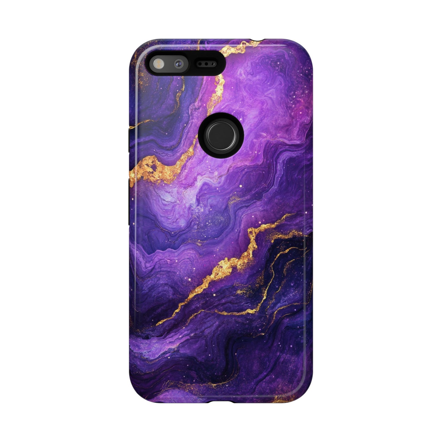 Amethyst Gold Marble – Tough Google Pixel Case