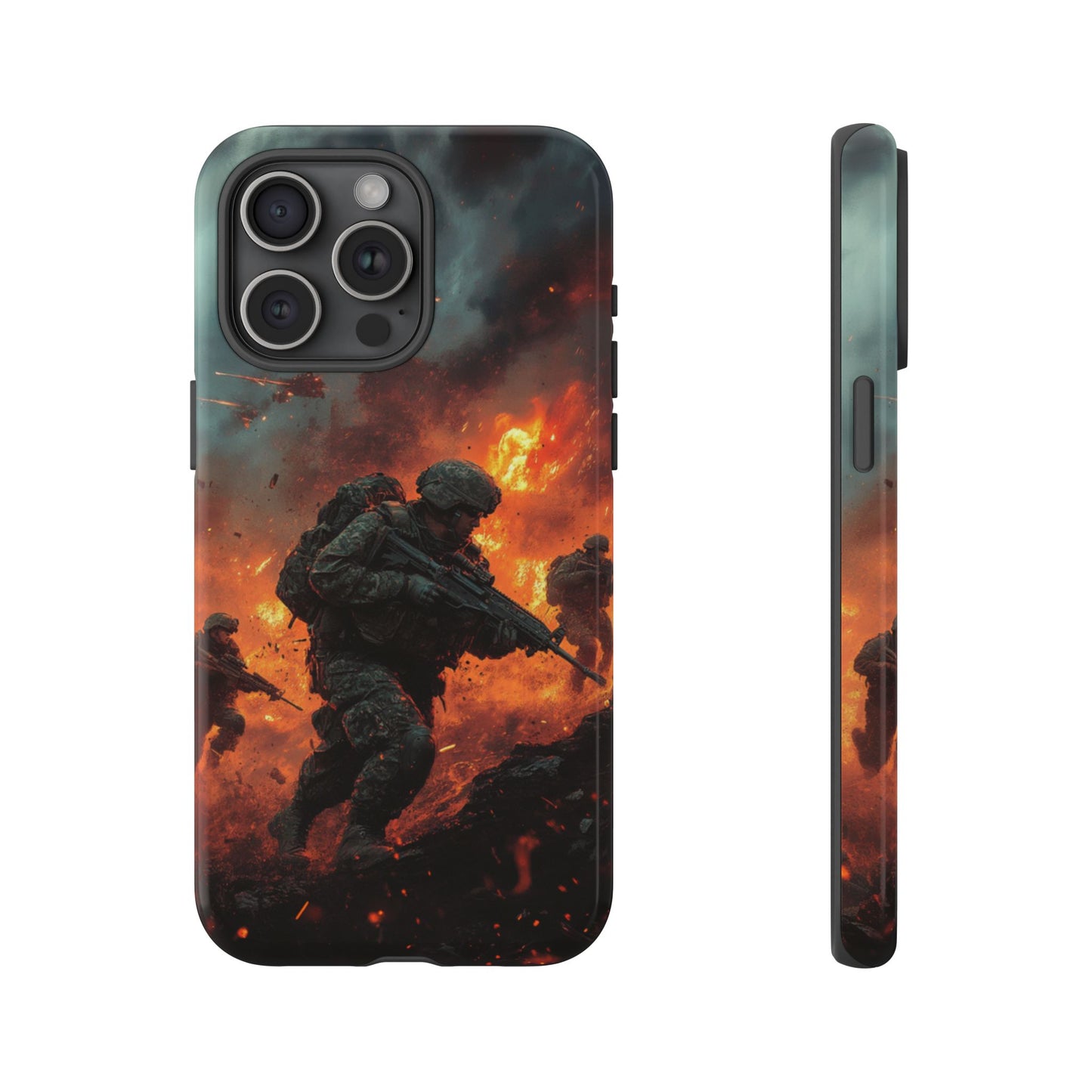 Epic Battlefield Soldier Phone Case - iPhone, Google Pixel, Samsung Galaxy