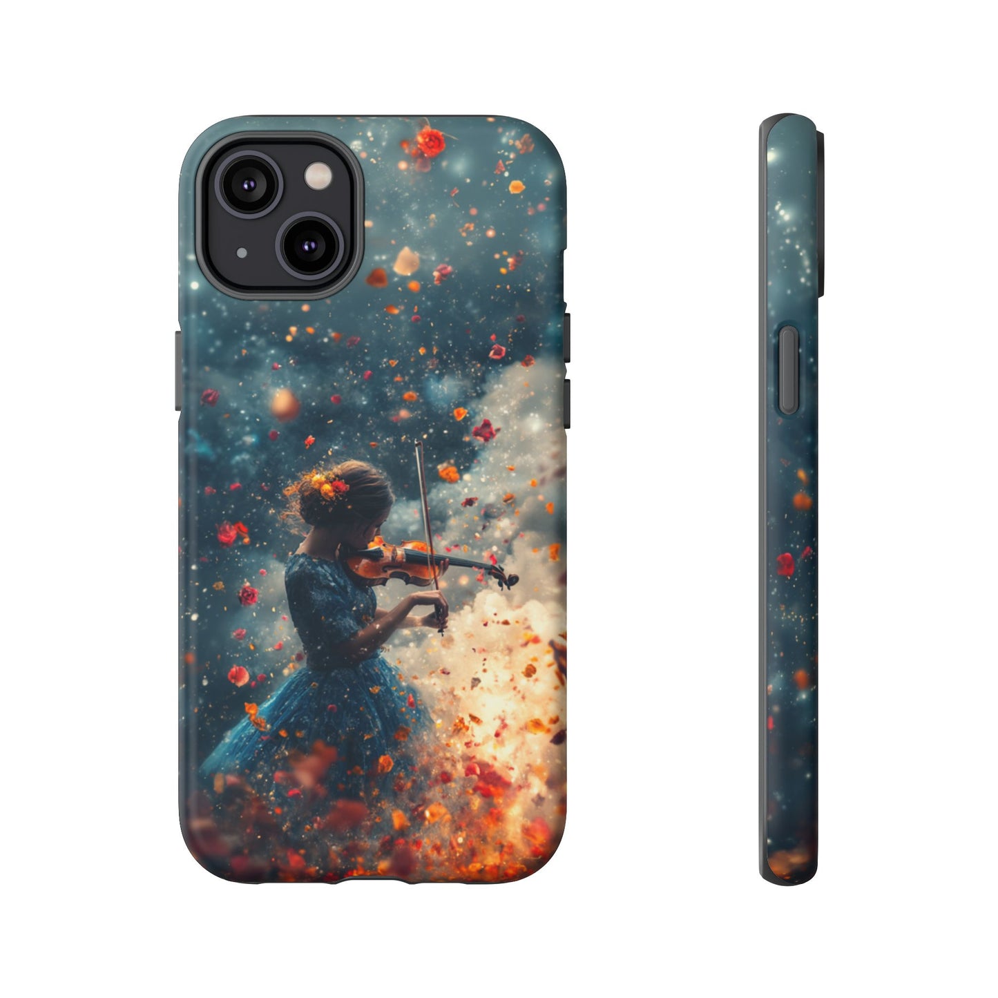 Petal Breeze Violinist Phone Case - iPhone, Google Pixel, Samsung Galaxy