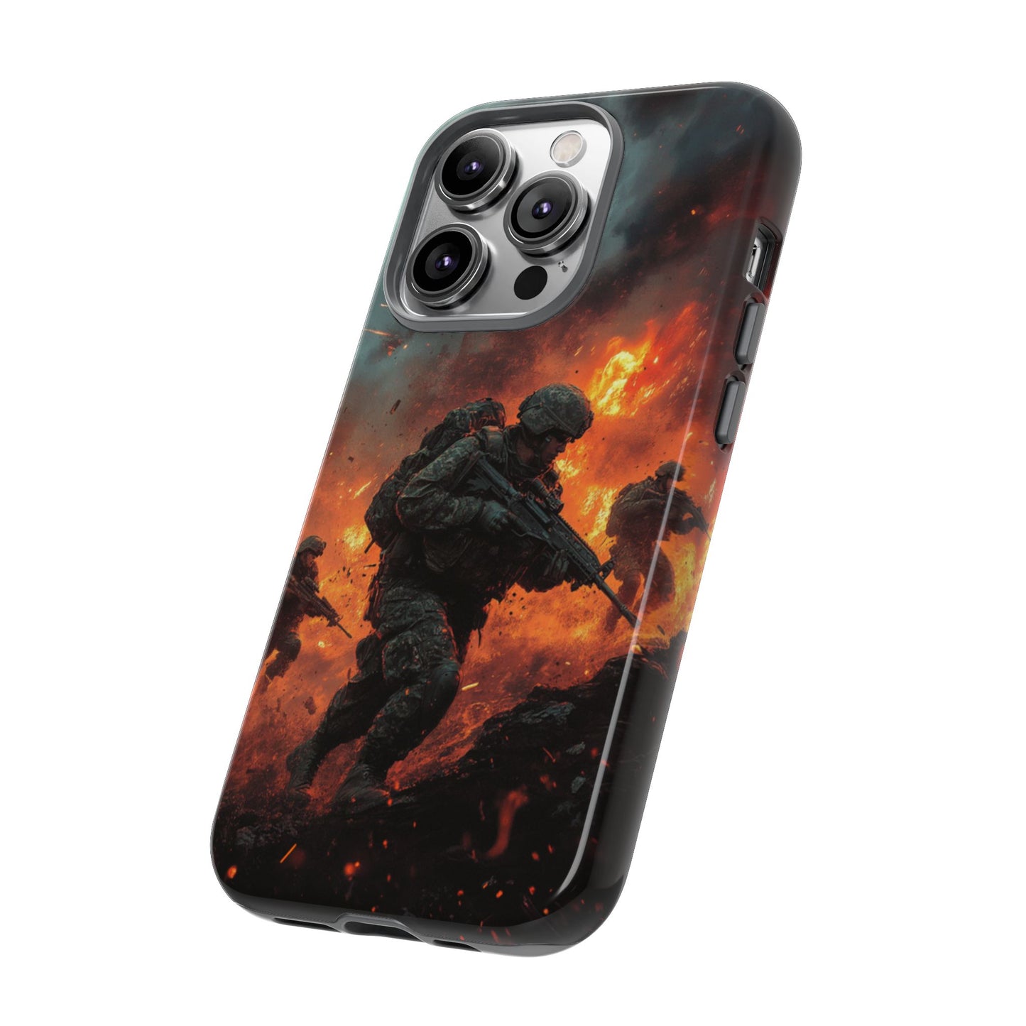 Epic Battlefield Soldier Phone Case - iPhone, Google Pixel, Samsung Galaxy