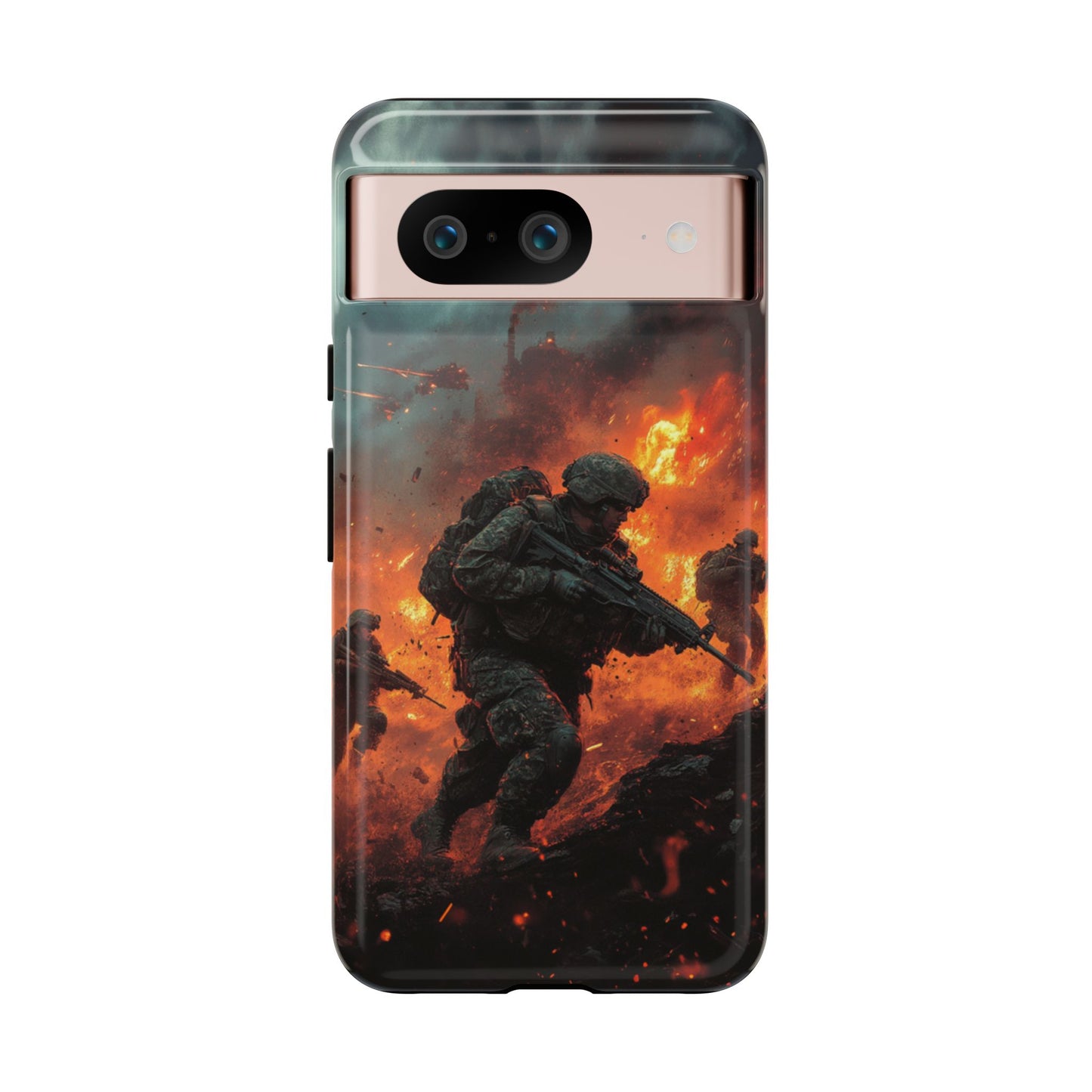 Epic Battlefield Soldier Phone Case - iPhone, Google Pixel, Samsung Galaxy