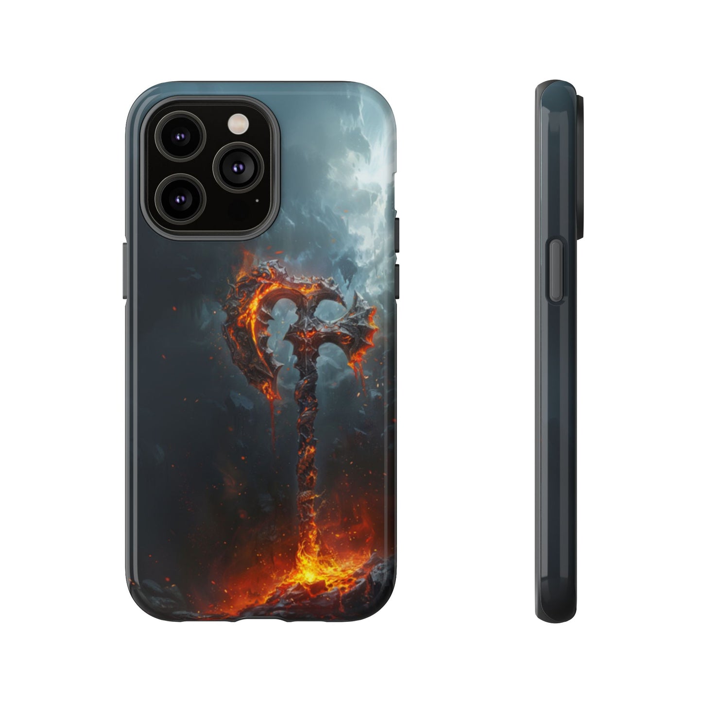 Molten War Axe - Tough iPhone Case
