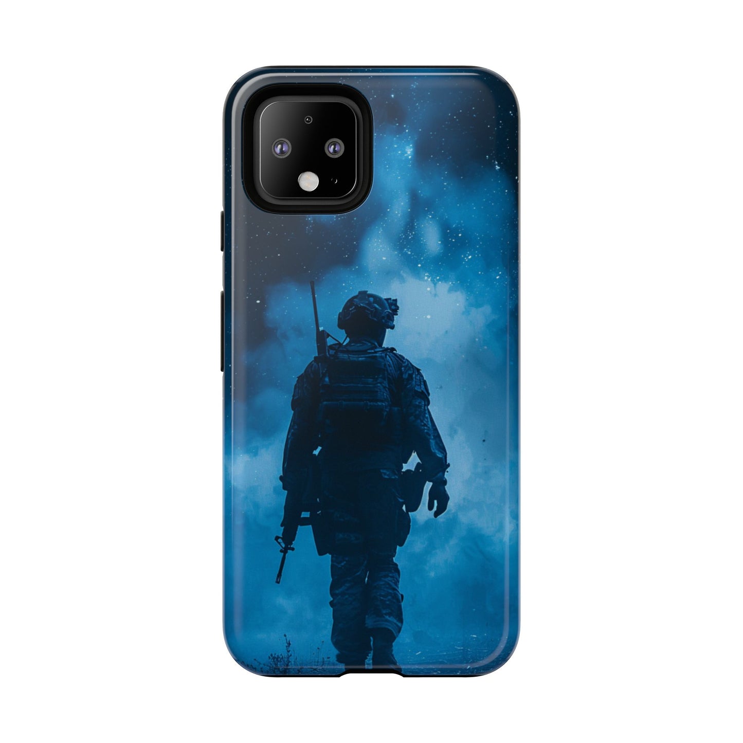Midnight Sentinel Soldier – Tough Google Pixel Case