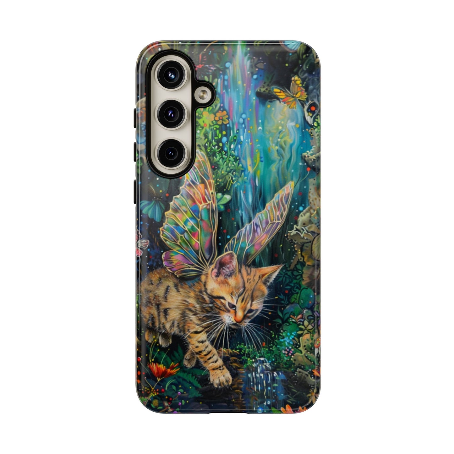Fairy Garden Cat Phone Case – iPhone, Google Pixel, Samsung Galaxy