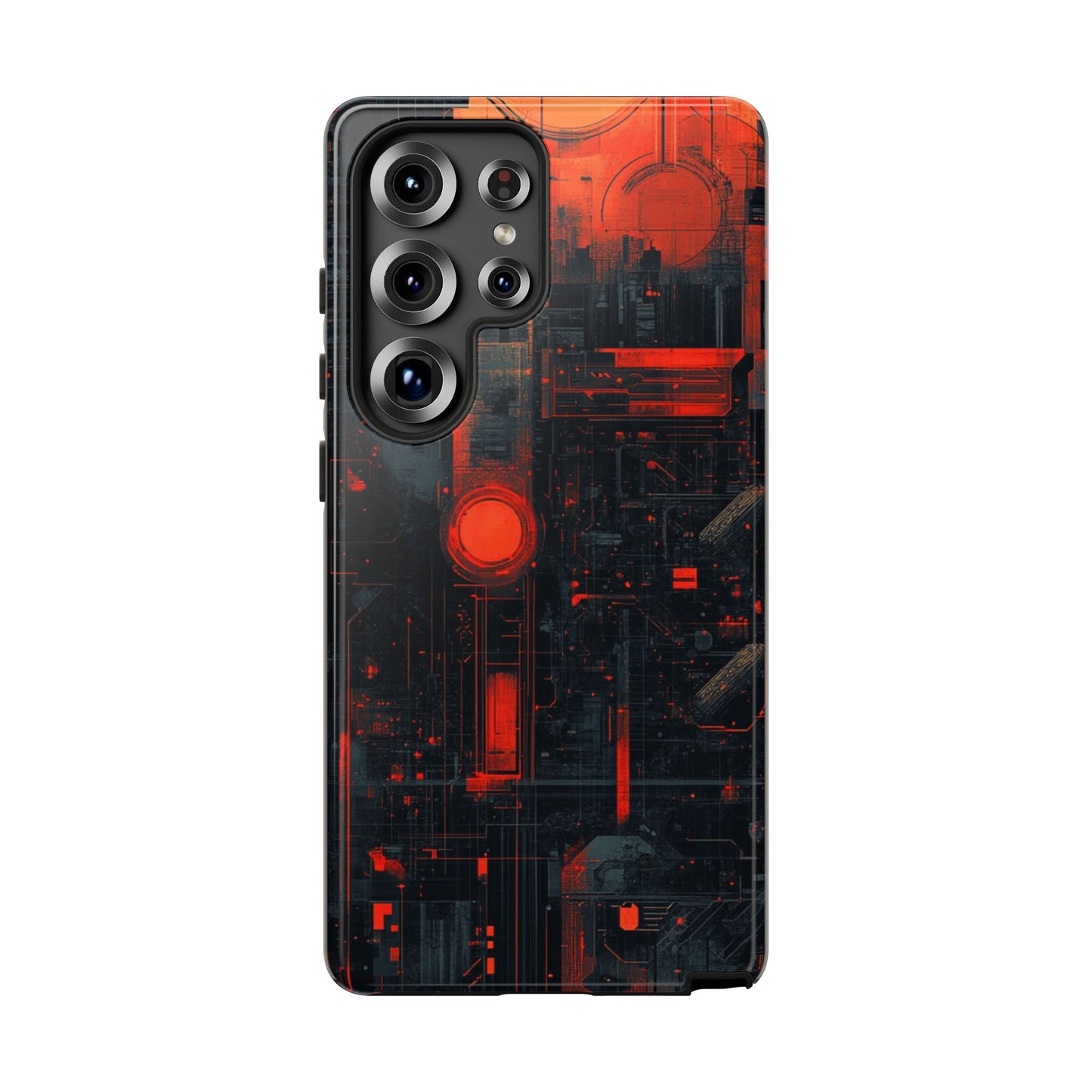 Neon Circuit Matrix – Tough Samsung Galaxy Case