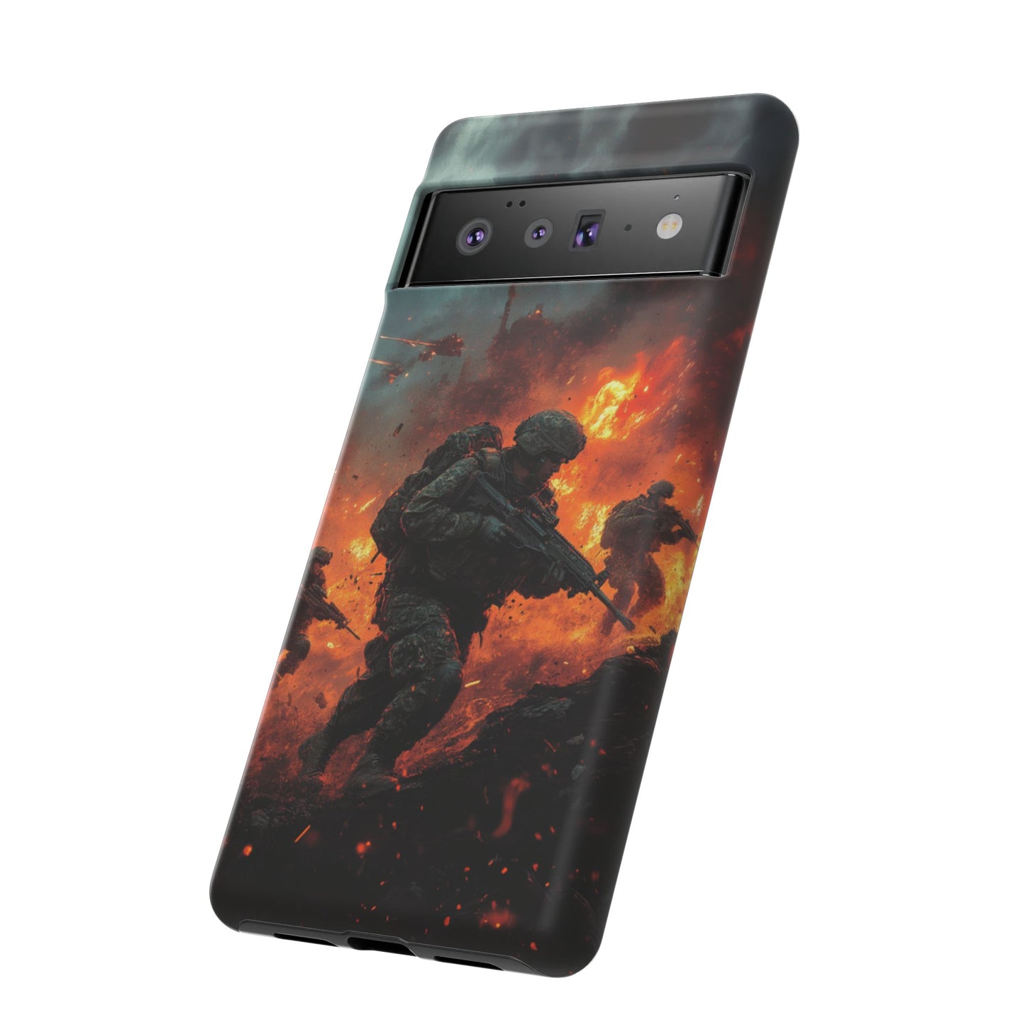 Epic Battlefield Soldier Phone Case - iPhone, Google Pixel, Samsung Galaxy