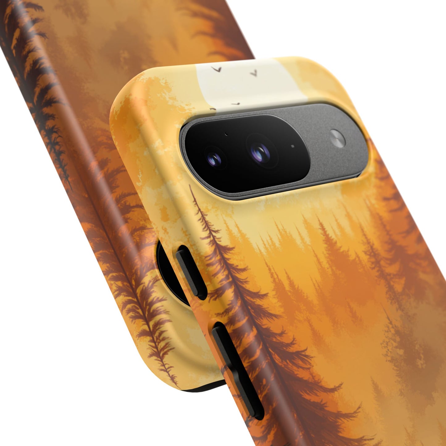 Golden Forest Silhouette – Tough Google Pixel Case