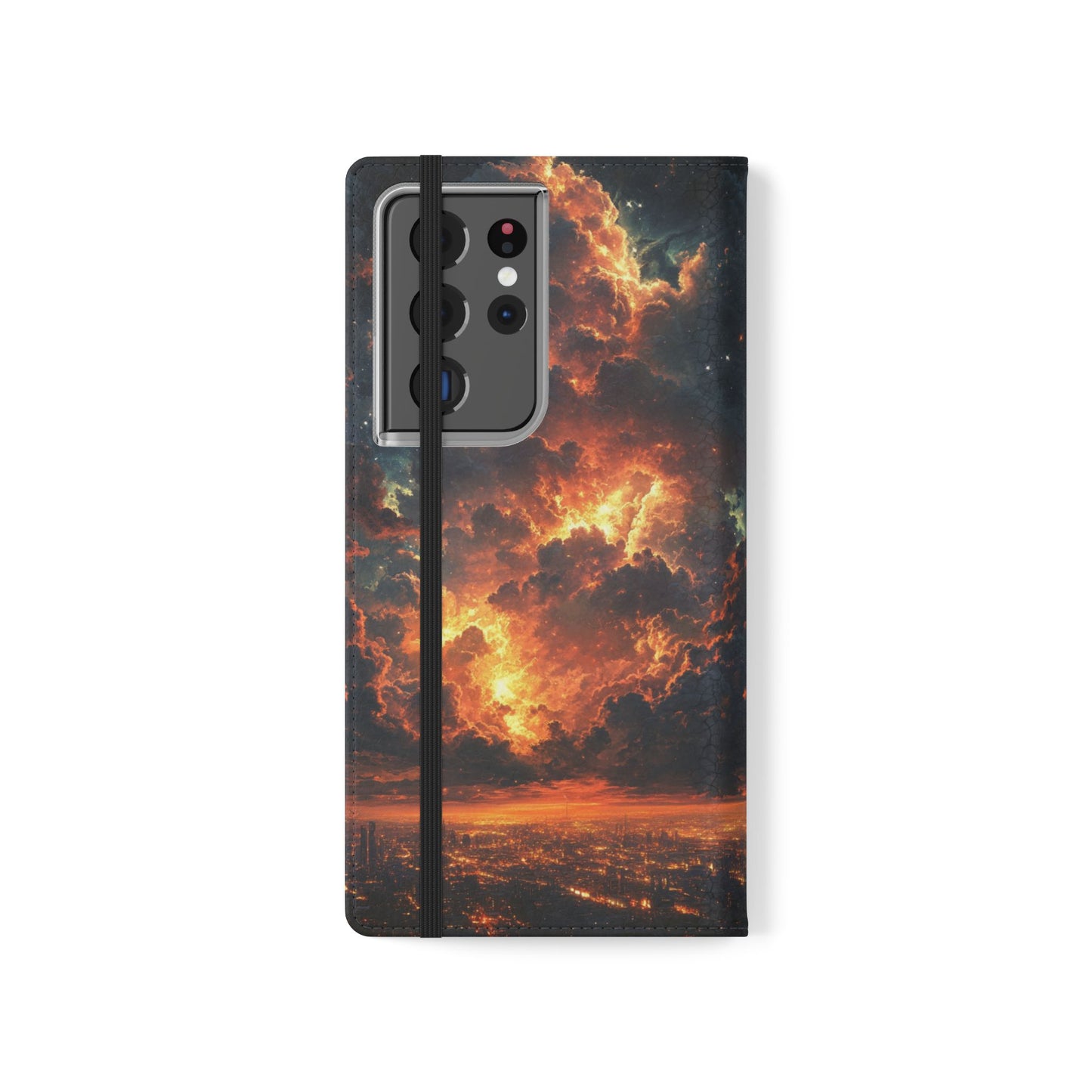 Cosmic Storm - Wallet Flip Case