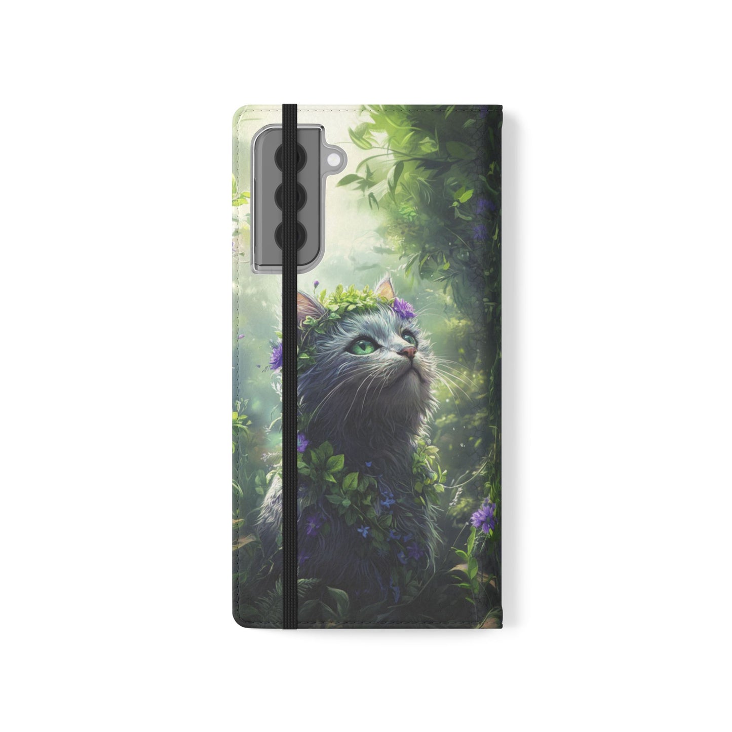 Forest Spirit Cat - Wallet Flip Case