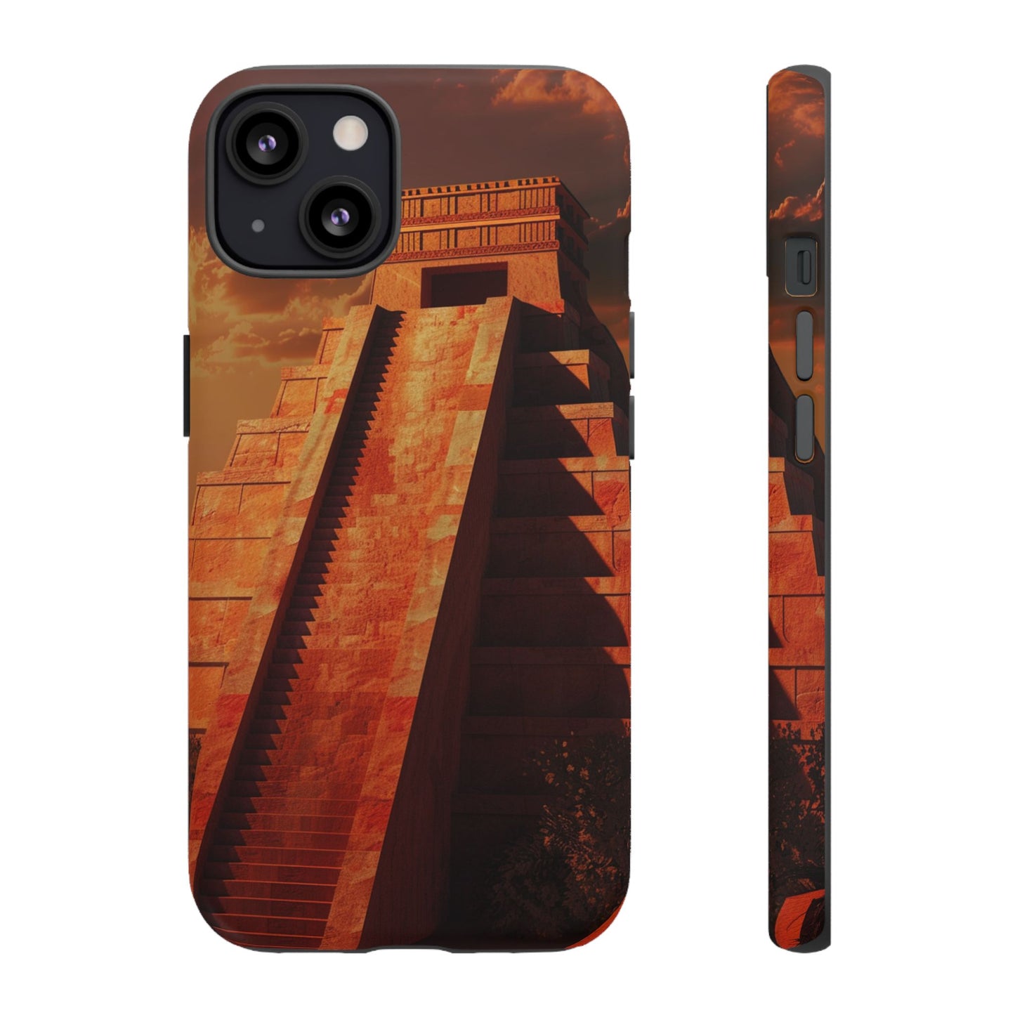 Mayan Pyramid Twilight Phone Case – iPhone, Google Pixel, Samsung Galaxy