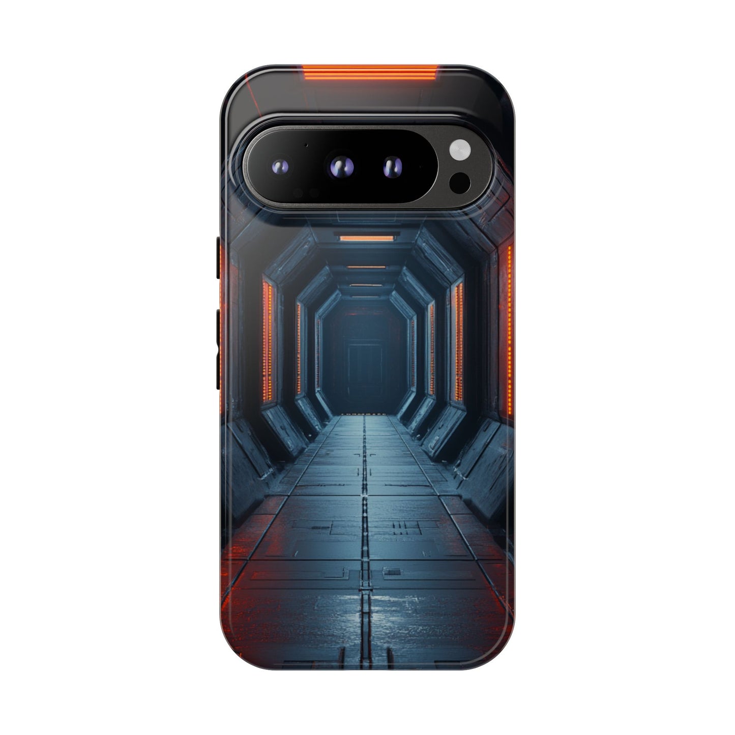 Red Alert Corridor – Tough Google Pixel Case