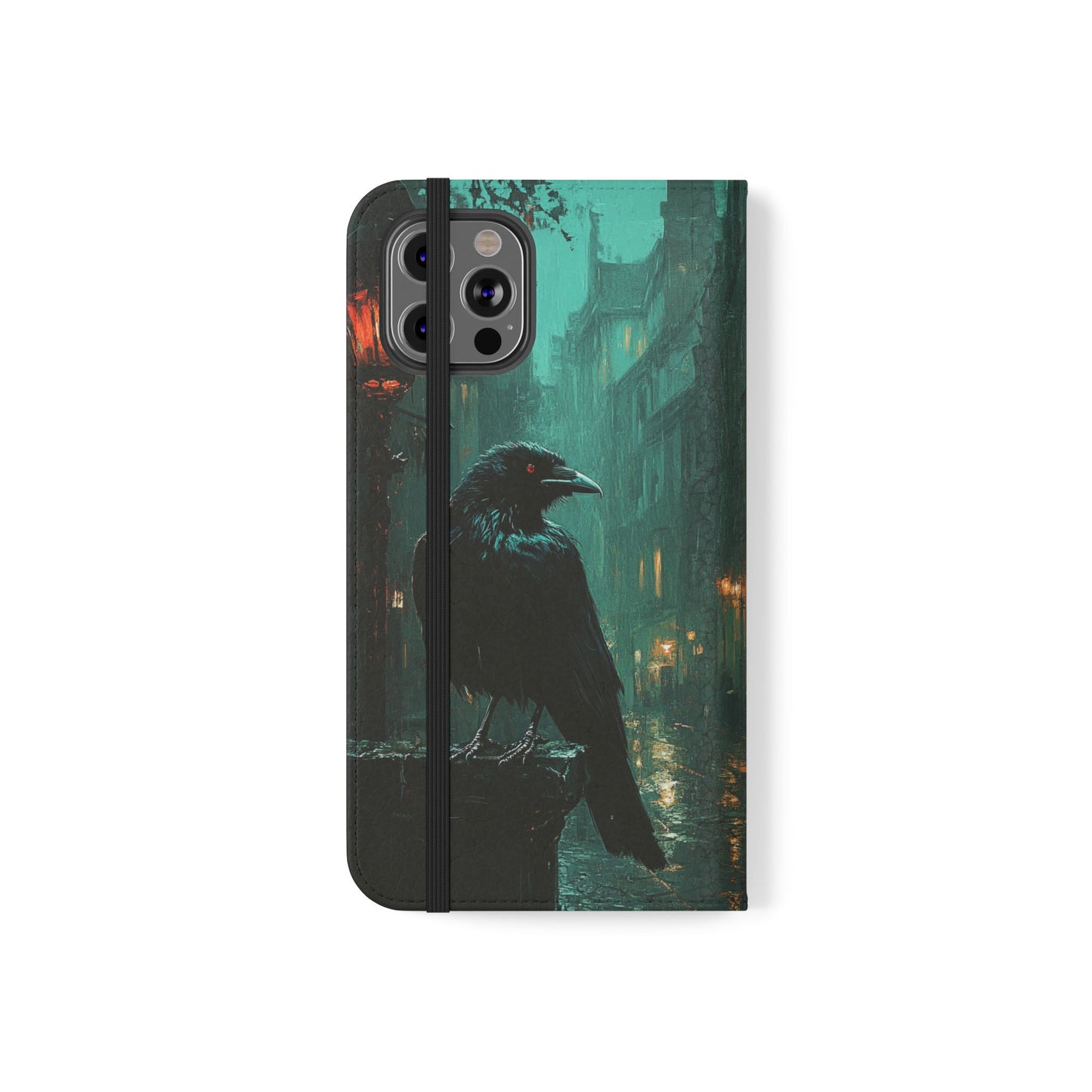 Victorian Raven - Wallet Flip Case
