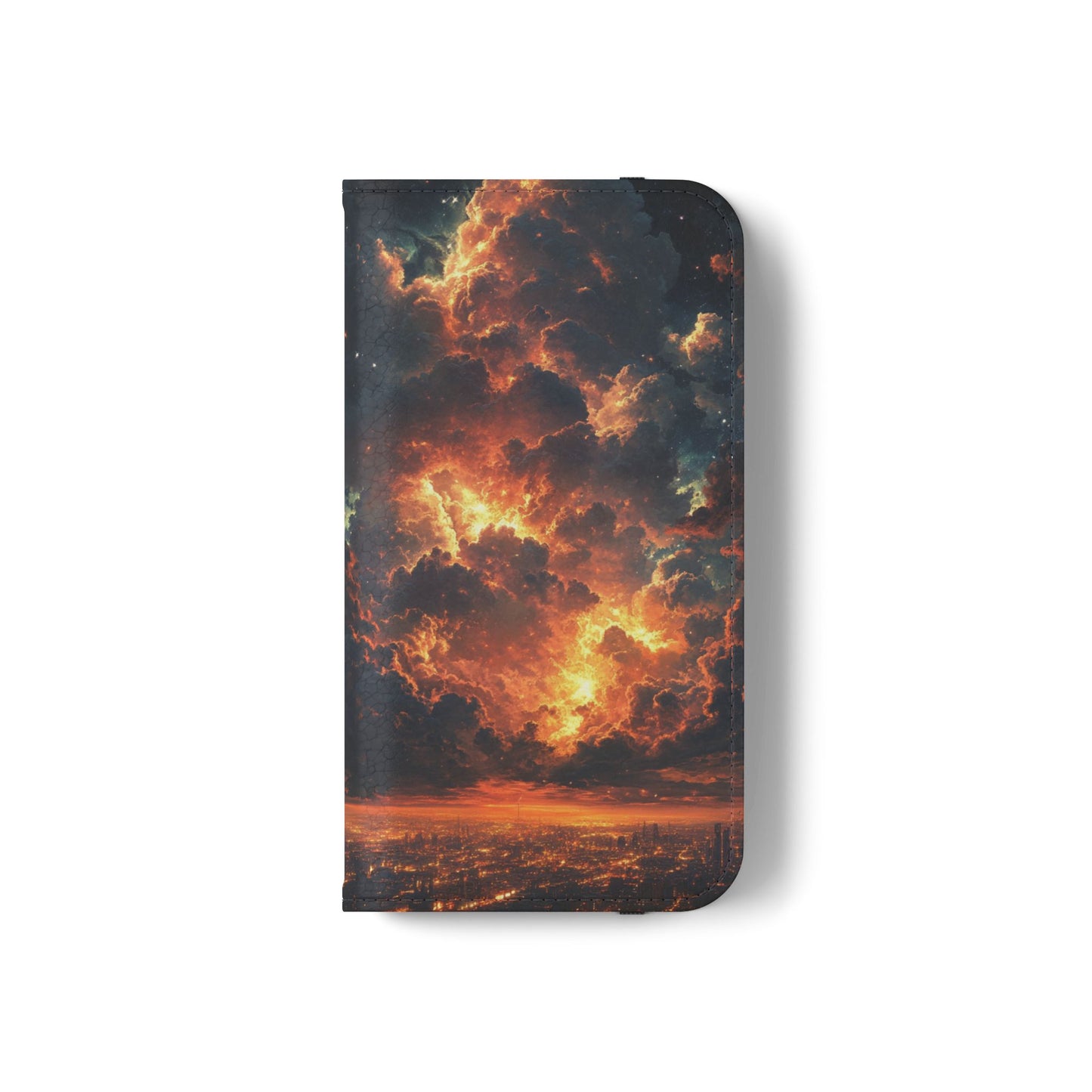 Cosmic Storm - Wallet Flip Case