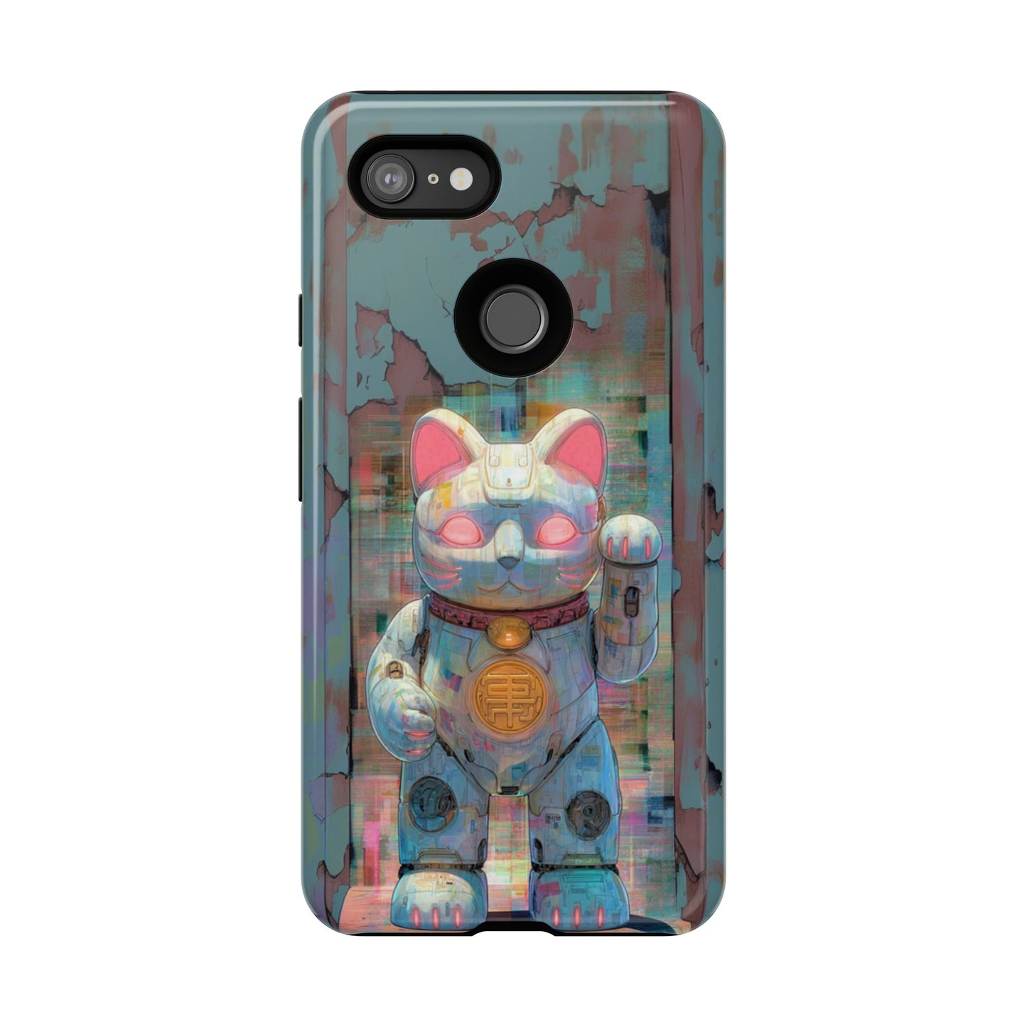 Cyber Lucky Cat - Tough Google Pixel Case