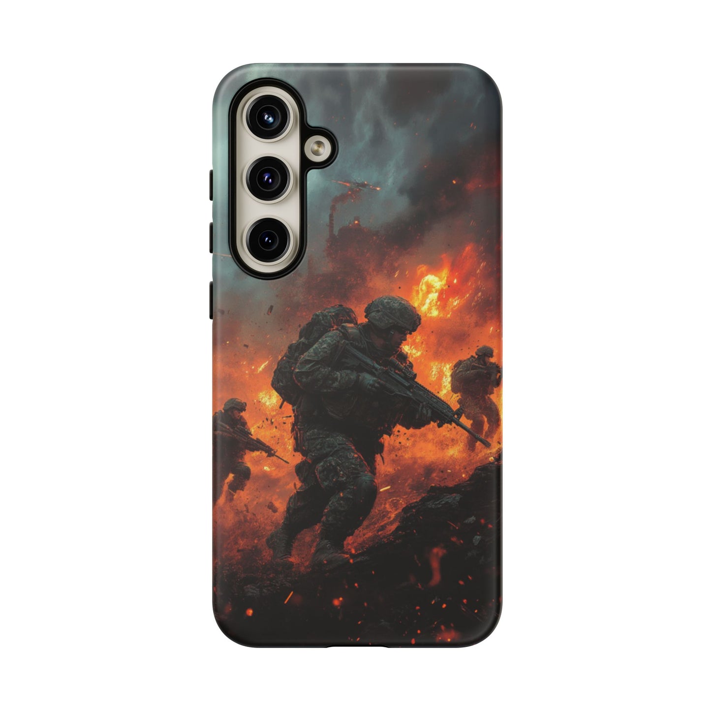 Epic Battlefield Soldier Phone Case - iPhone, Google Pixel, Samsung Galaxy