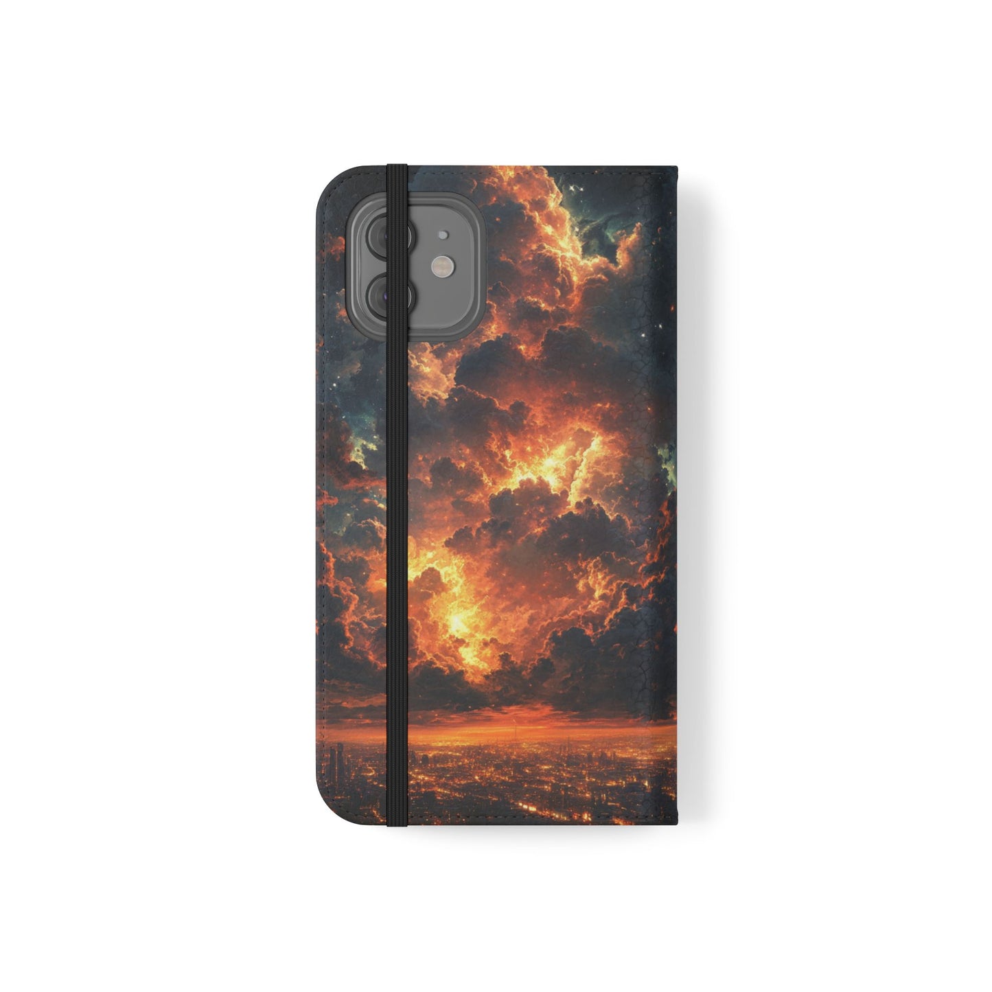 Cosmic Storm - Wallet Flip Case