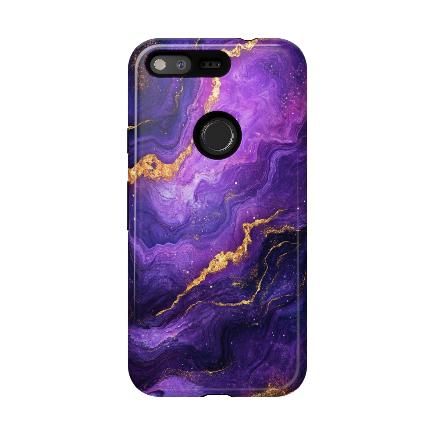 Amethyst Gold Marble – Tough Google Pixel Case