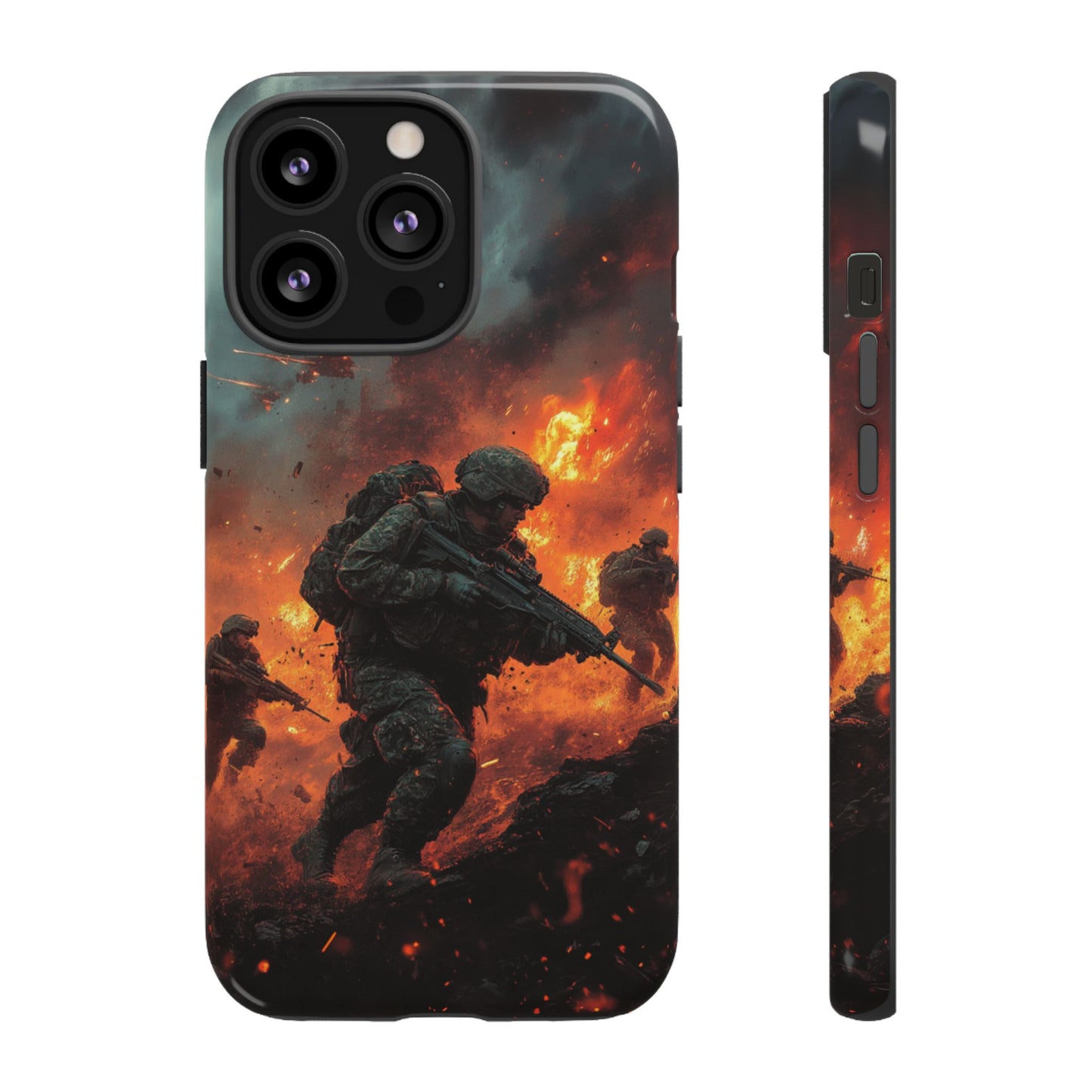 Epic Battlefield Soldier Phone Case - iPhone, Google Pixel, Samsung Galaxy