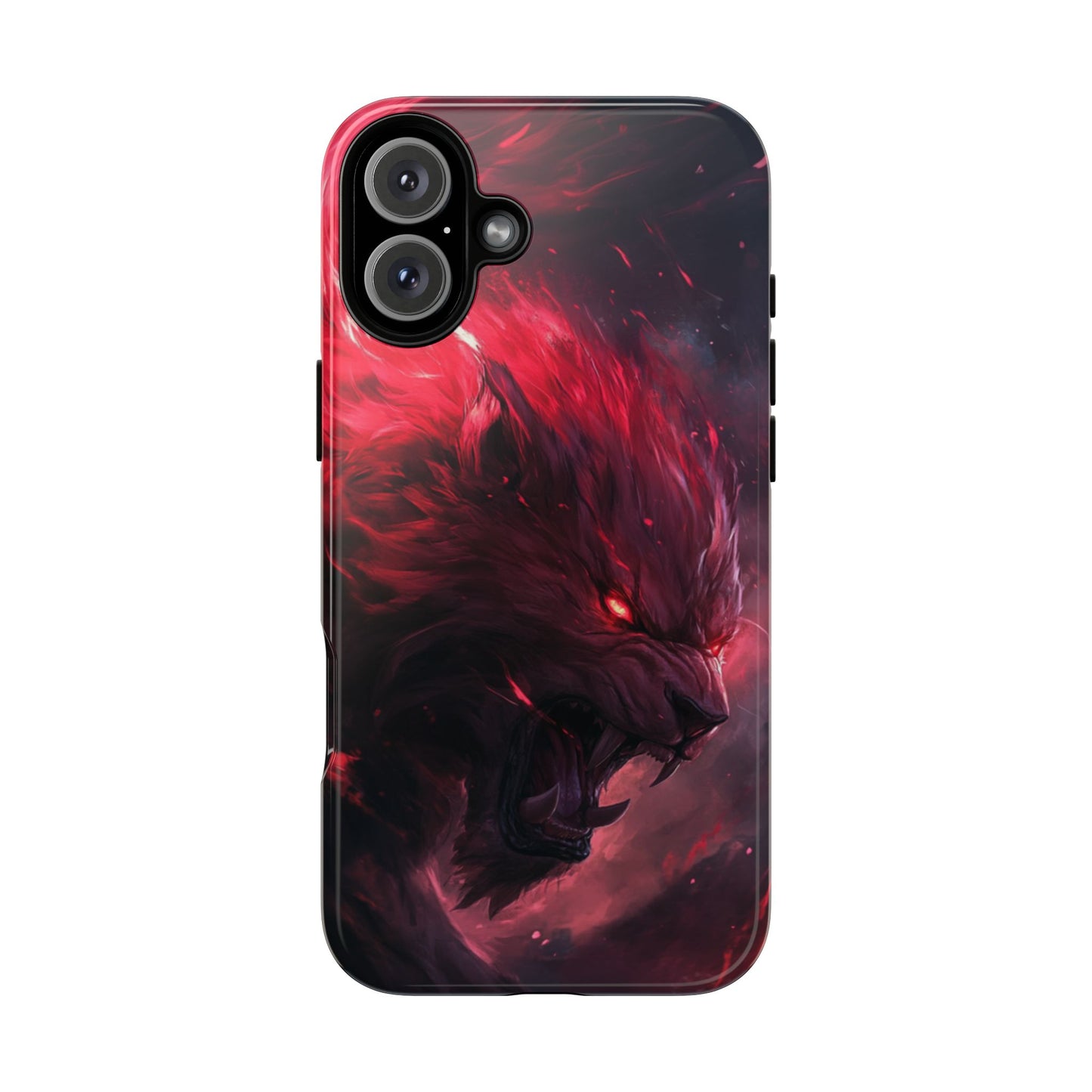 Fiery Wolf Spirit – Tough iPhone Case