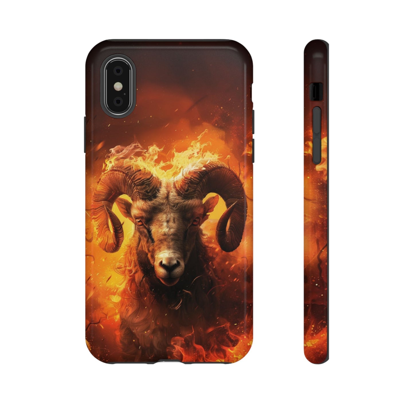 Aries Fire Ram - Tough iPhone Case