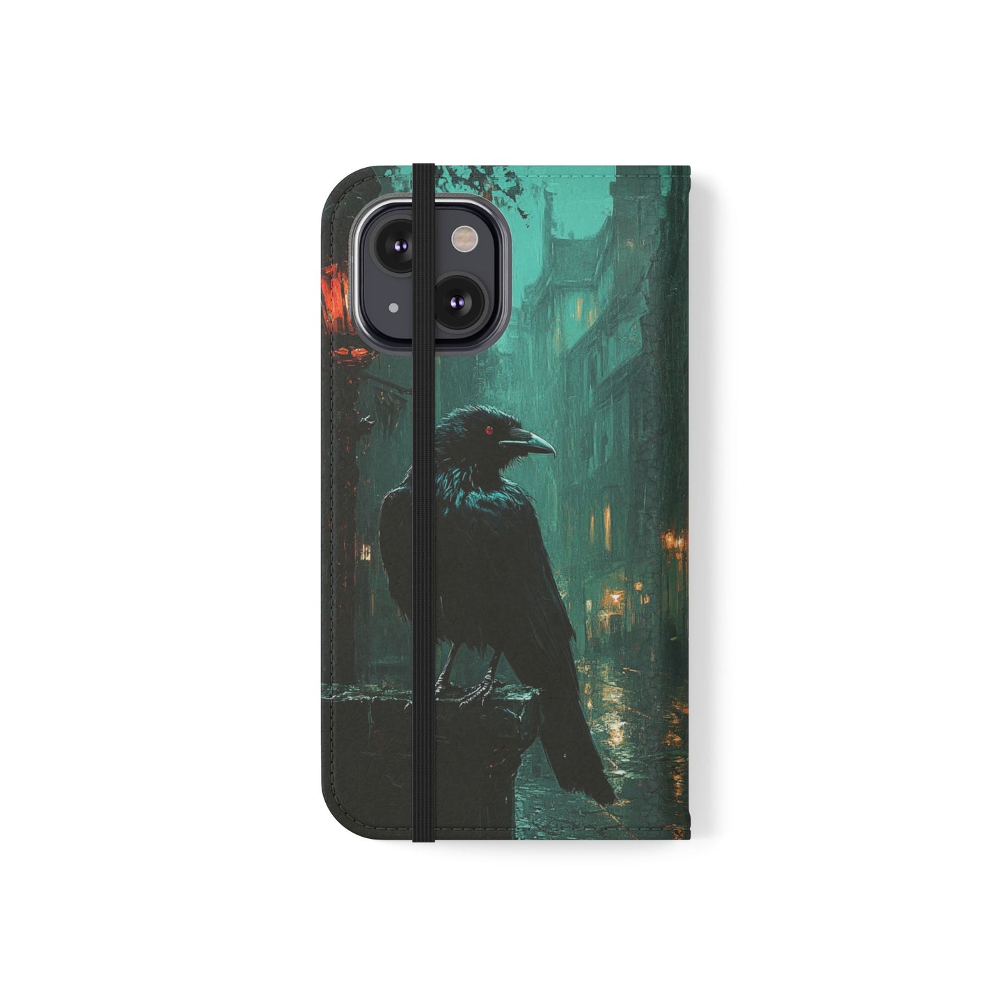 Victorian Raven - Wallet Flip Case
