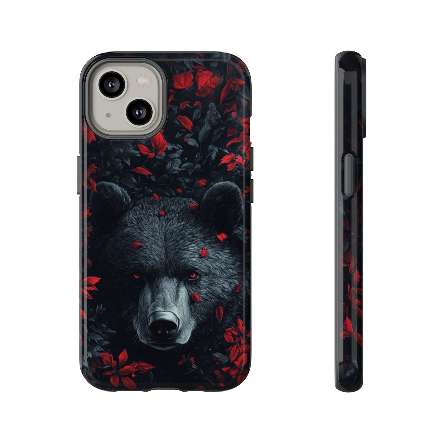 Crimson Bear Thicket – Tough iPhone Case
